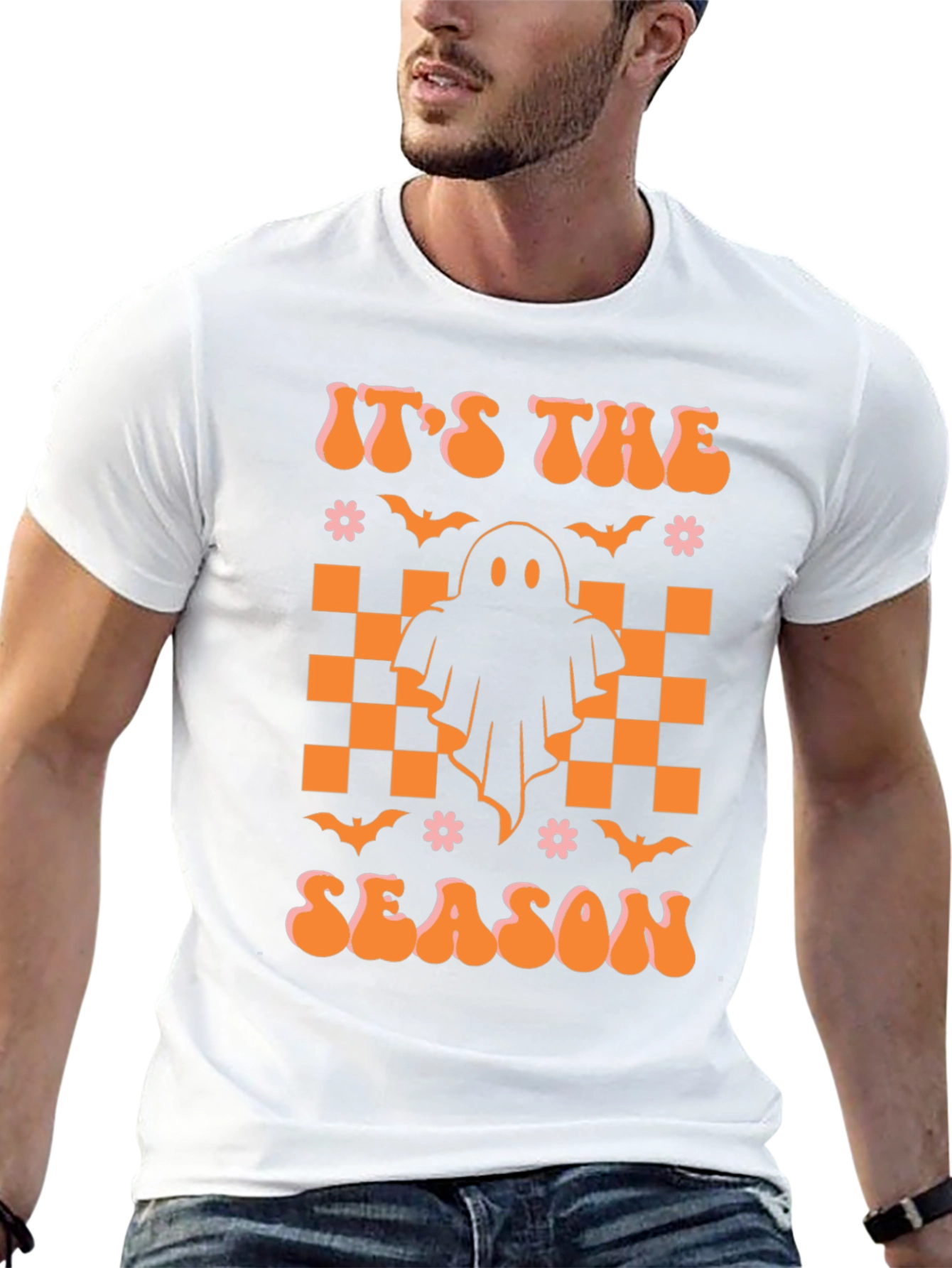 Its The Season Halloween Ghost Graphic Tee