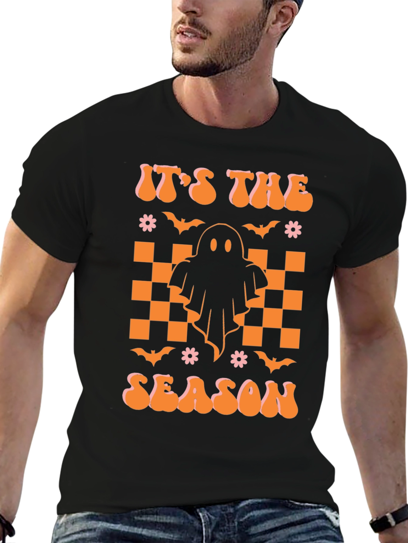 Its The Season Halloween Ghost Graphic Tee
