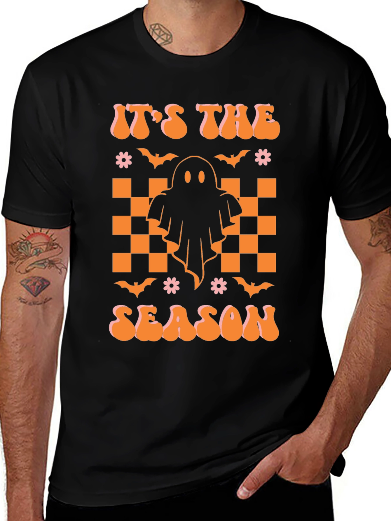 Its The Season Halloween Ghost Graphic Tee