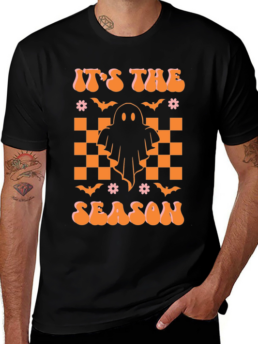 Its The Season Halloween Ghost Graphic Tee