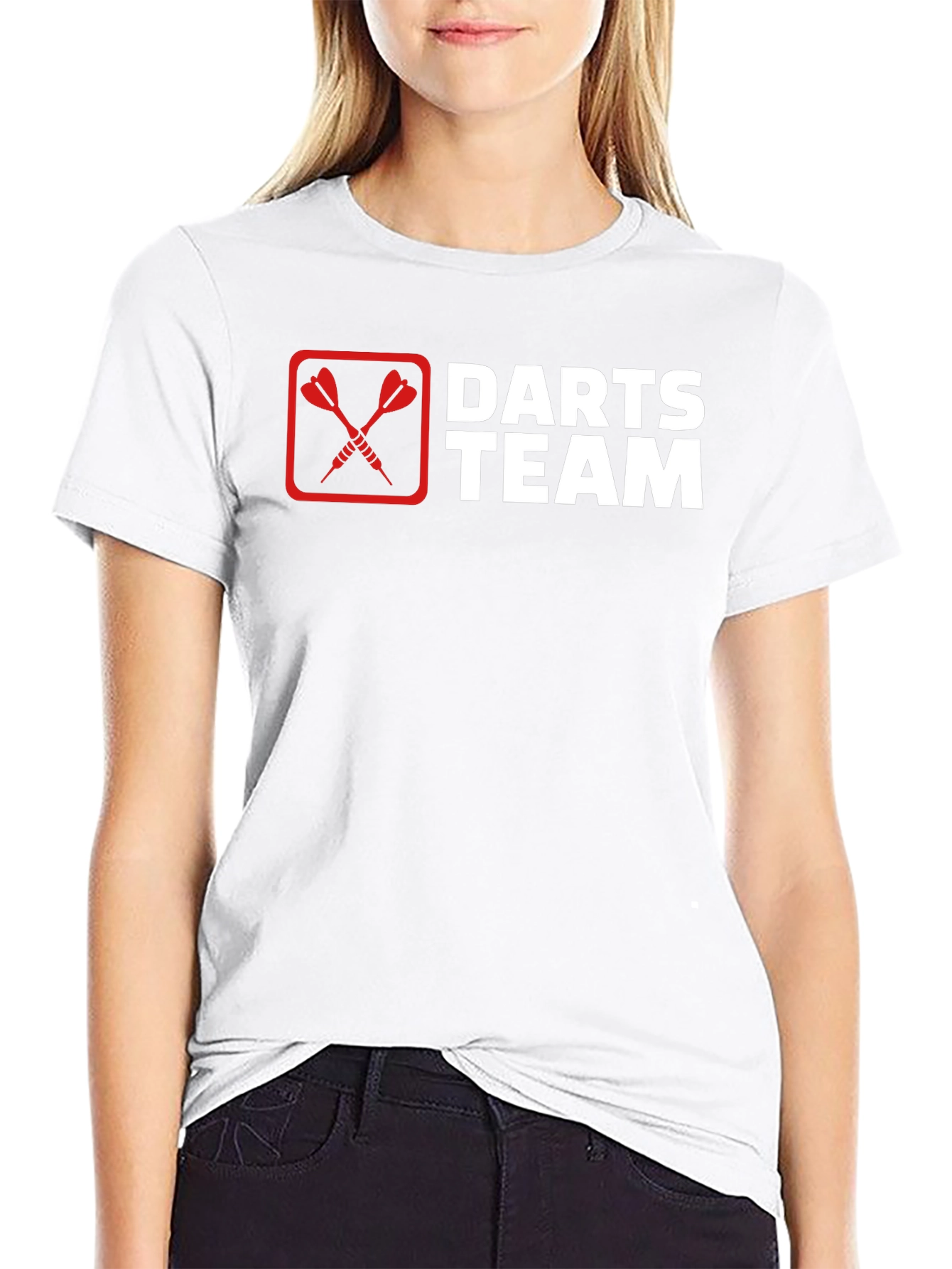 Darts Team Graphic T-Shirt - Black