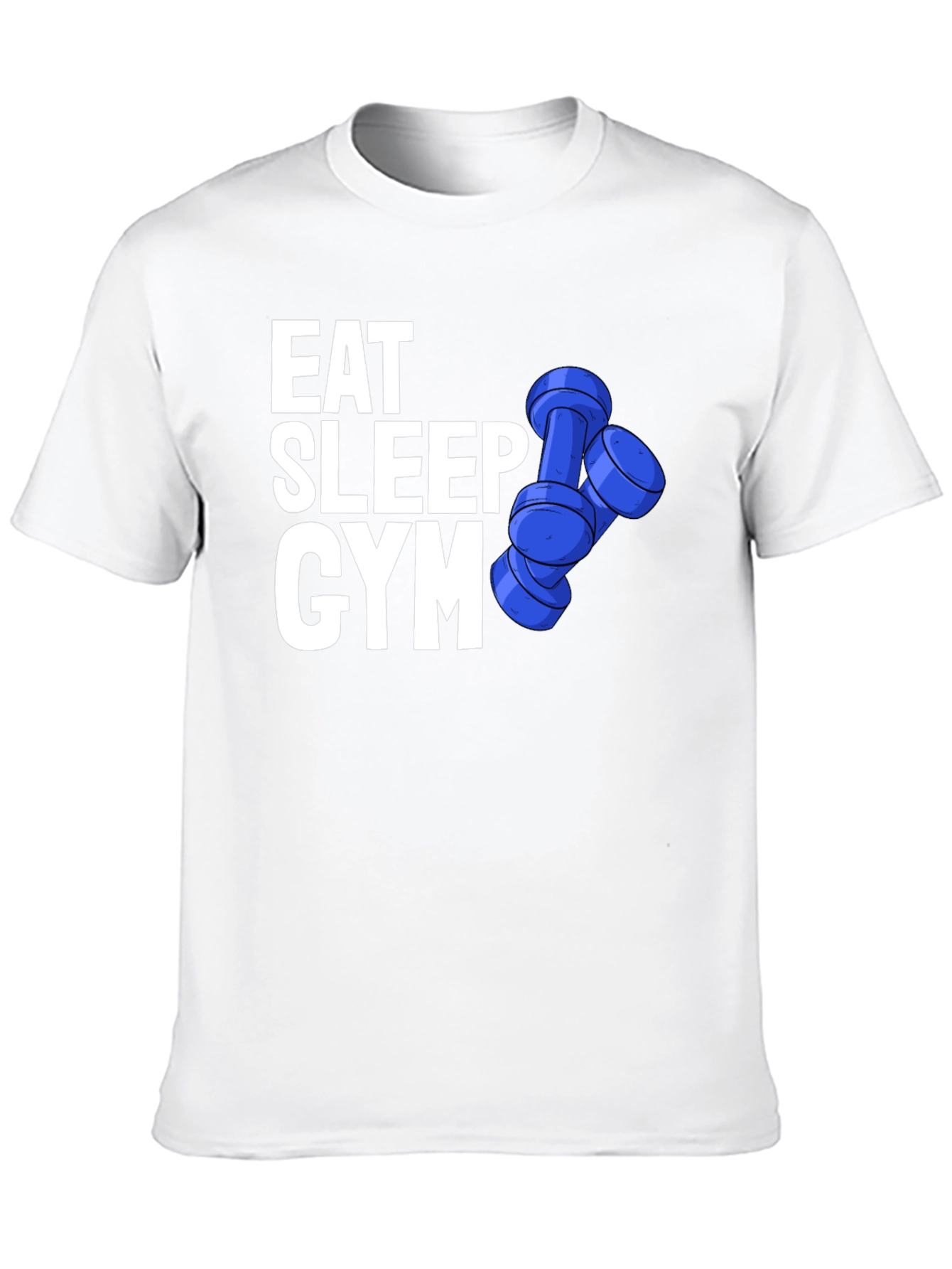 Eat Sleep Gym Black Graphic T-Shirt
