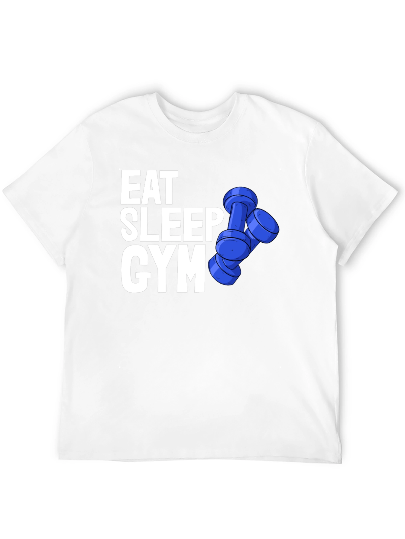Eat Sleep Gym Black Graphic T-Shirt
