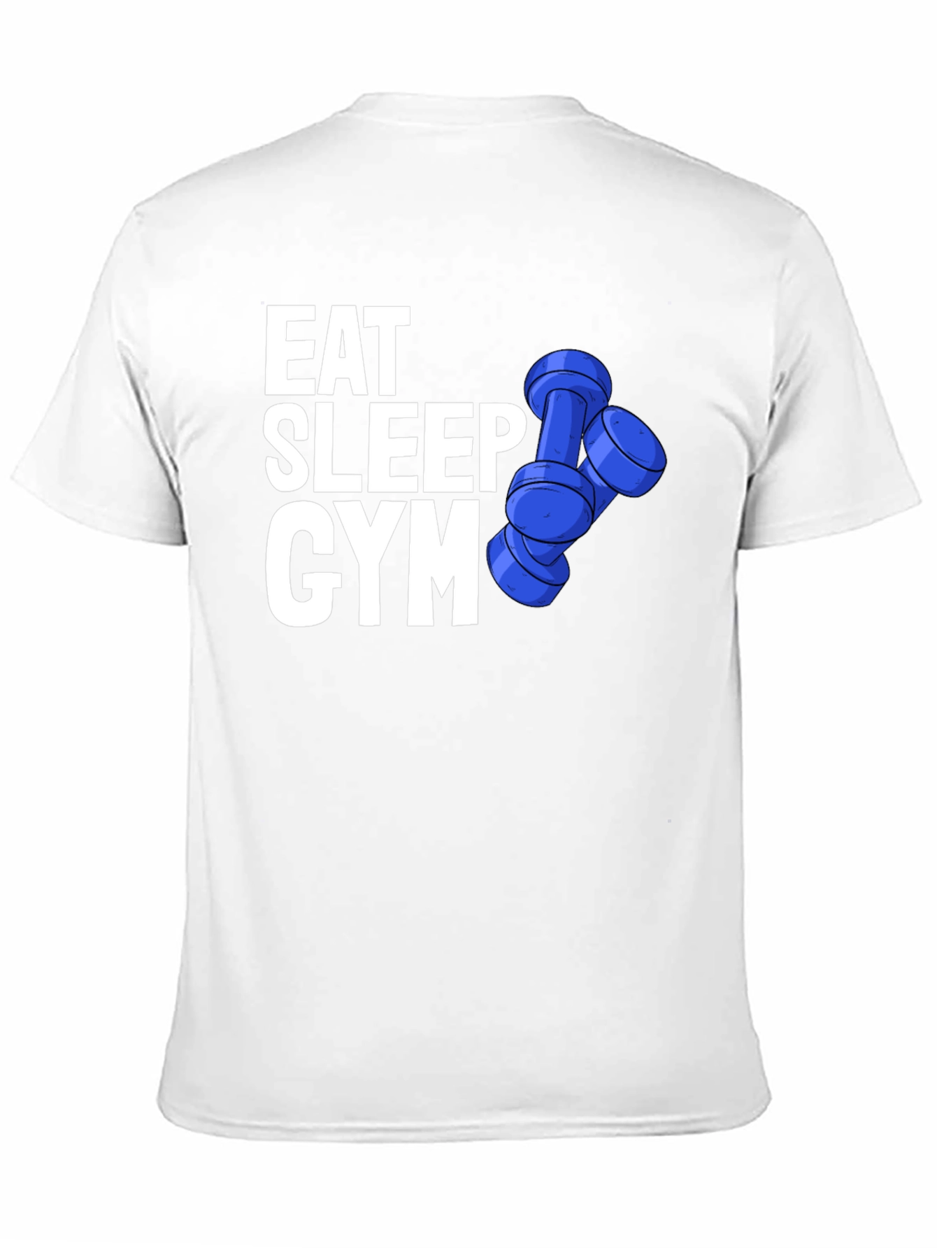 Eat Sleep Gym Black Graphic T-Shirt