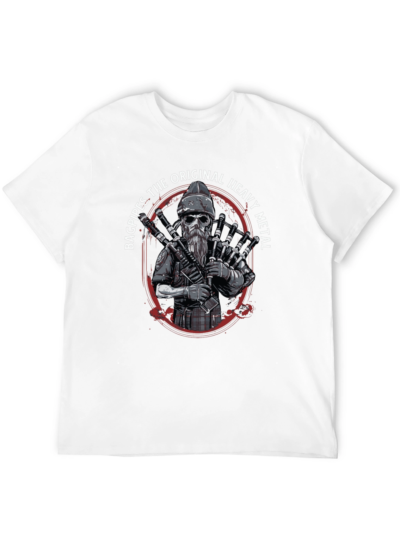 Bagpipes Original Heavy Metal T-Shirt