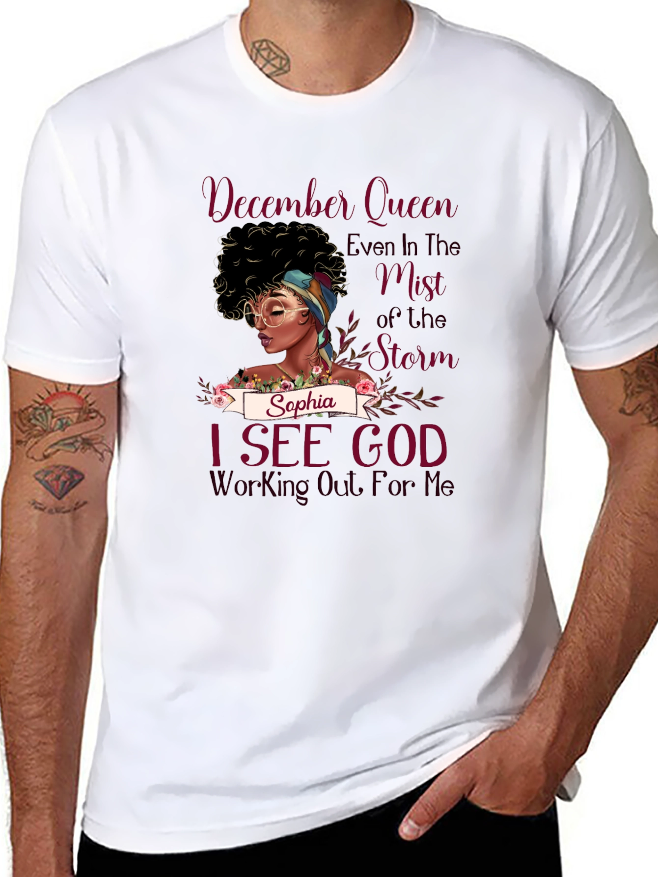 December Queen T-Shirt - Sophia