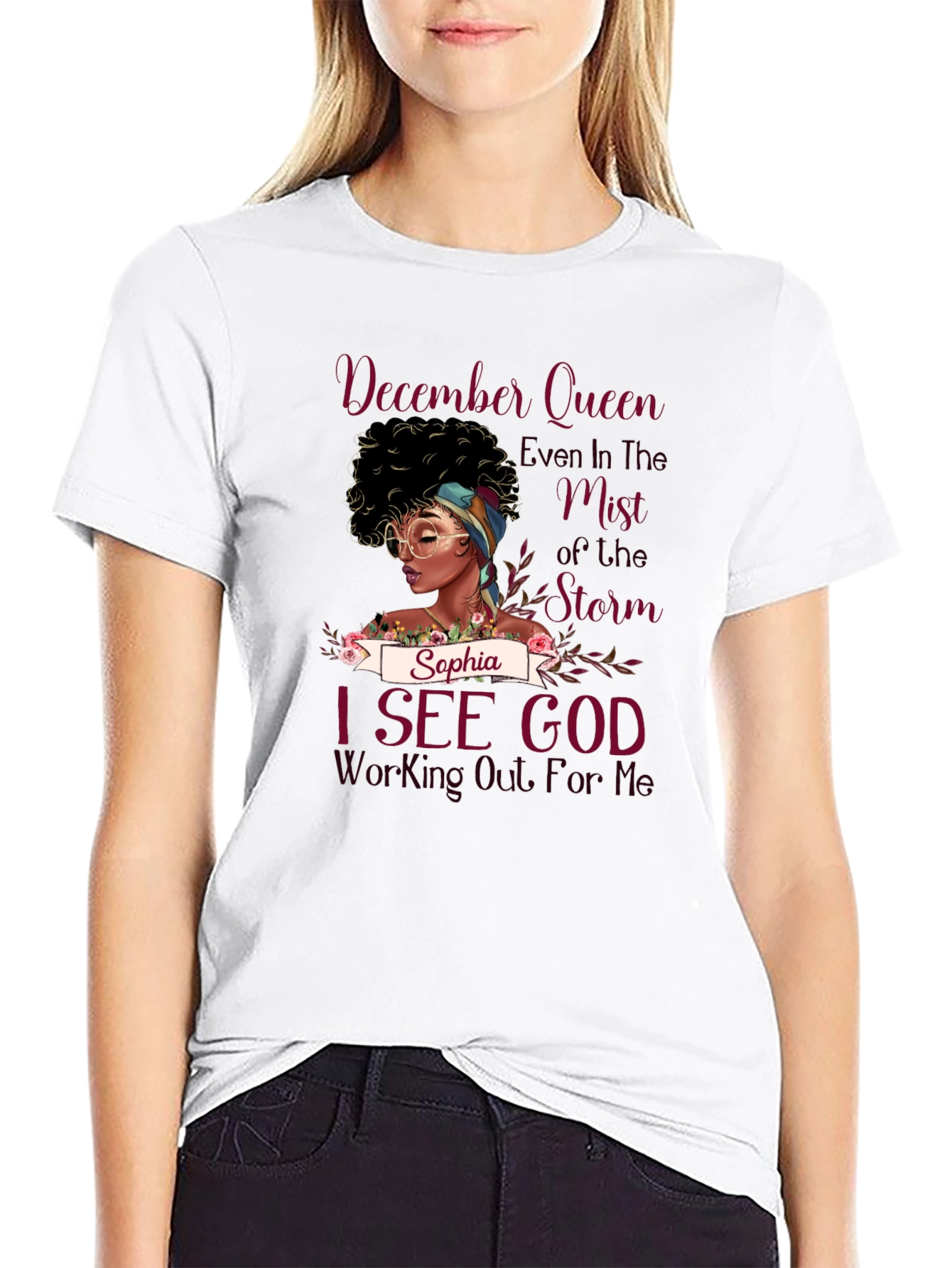 December Queen T-Shirt - Sophia