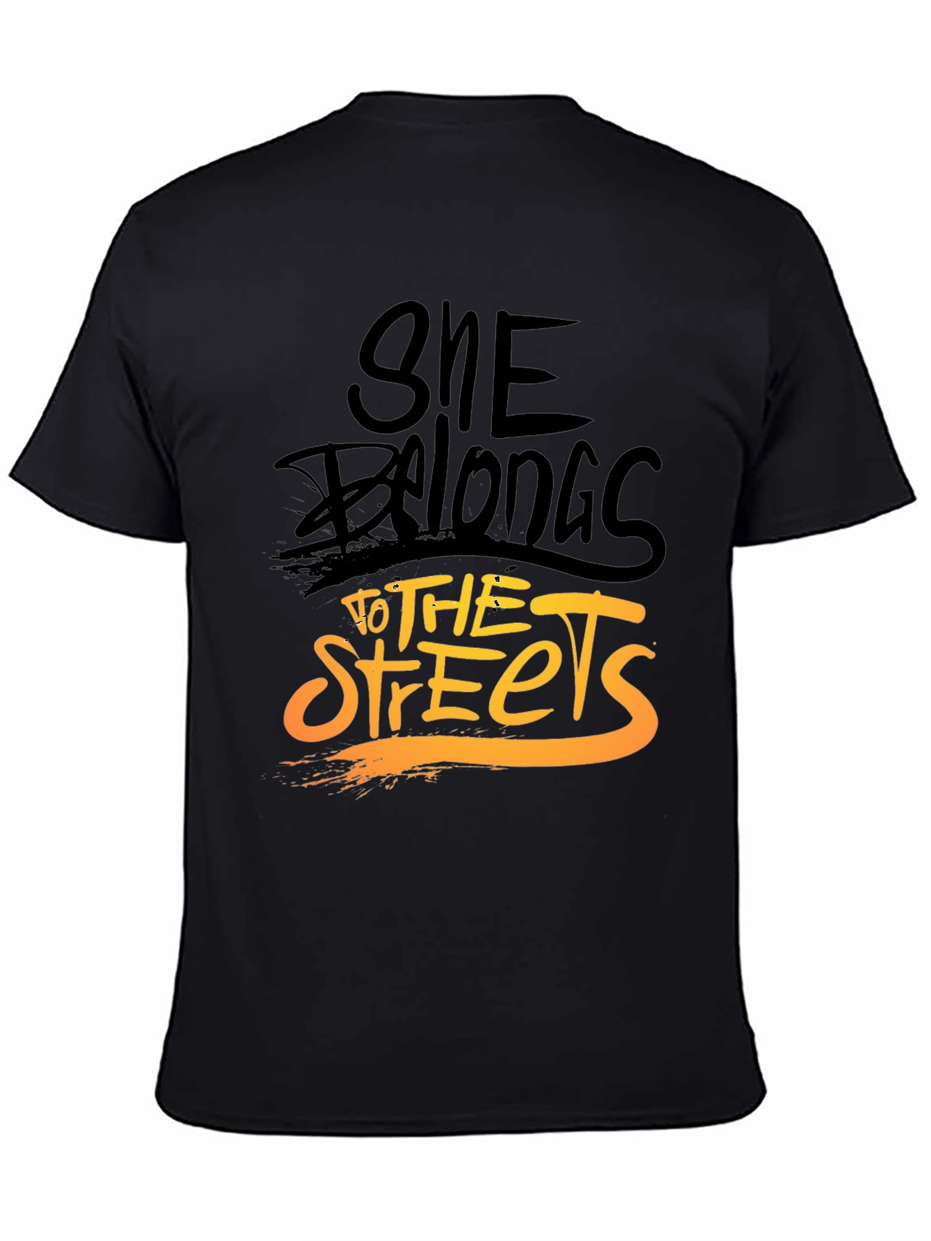 She Belongs to the Streets Graphic Tee