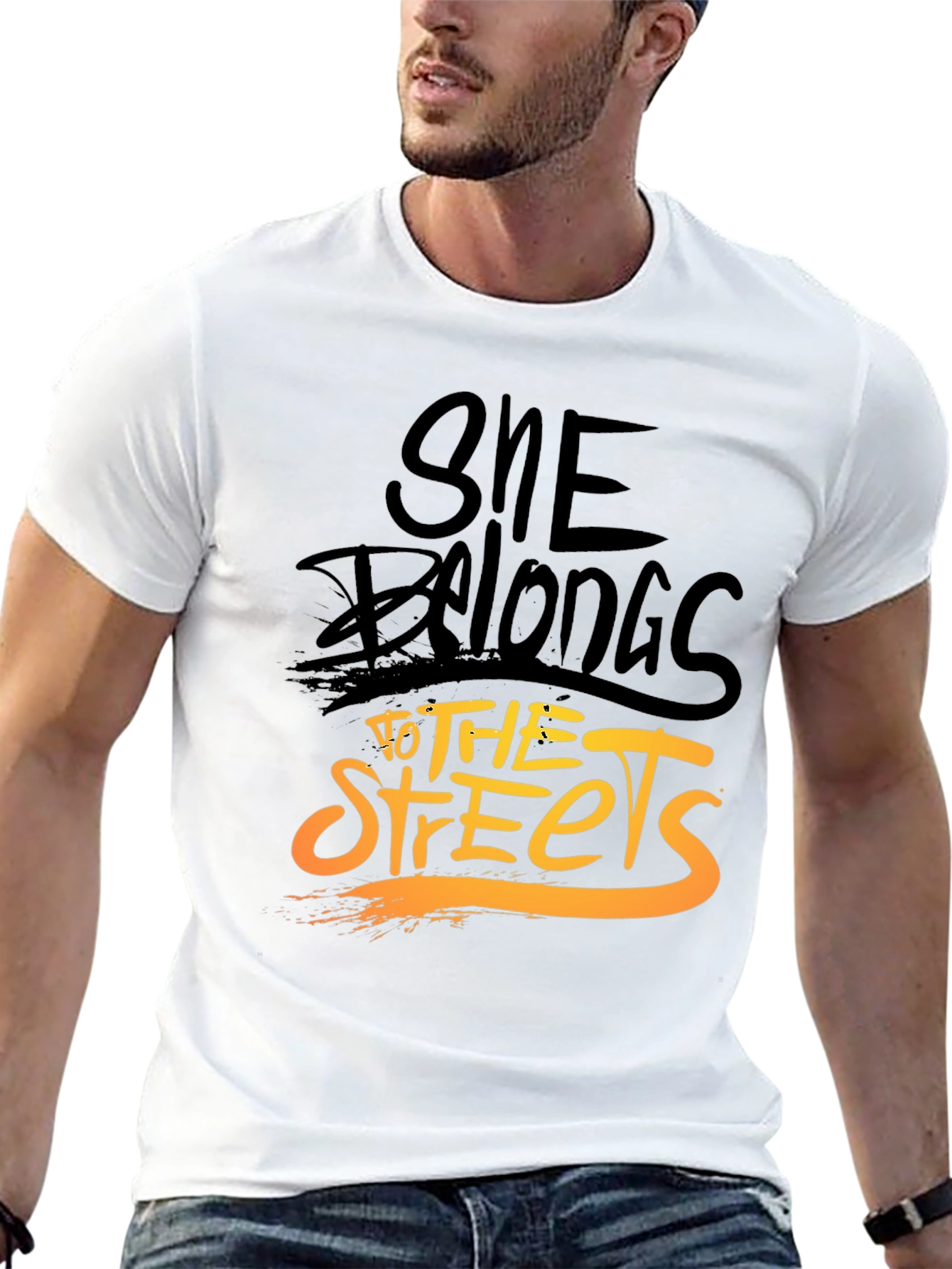 She Belongs to the Streets Graphic Tee