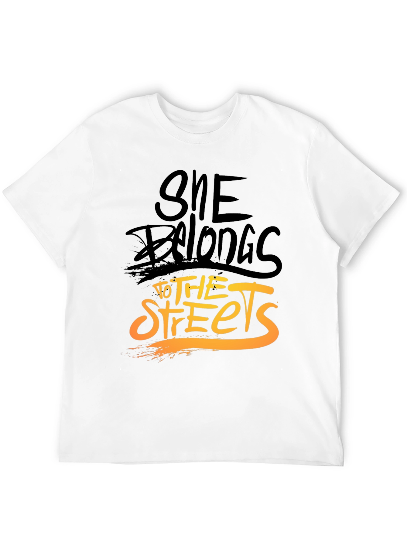 She Belongs to the Streets Graphic Tee