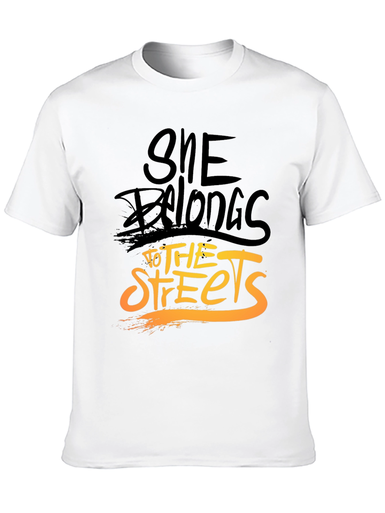 She Belongs to the Streets Graphic Tee
