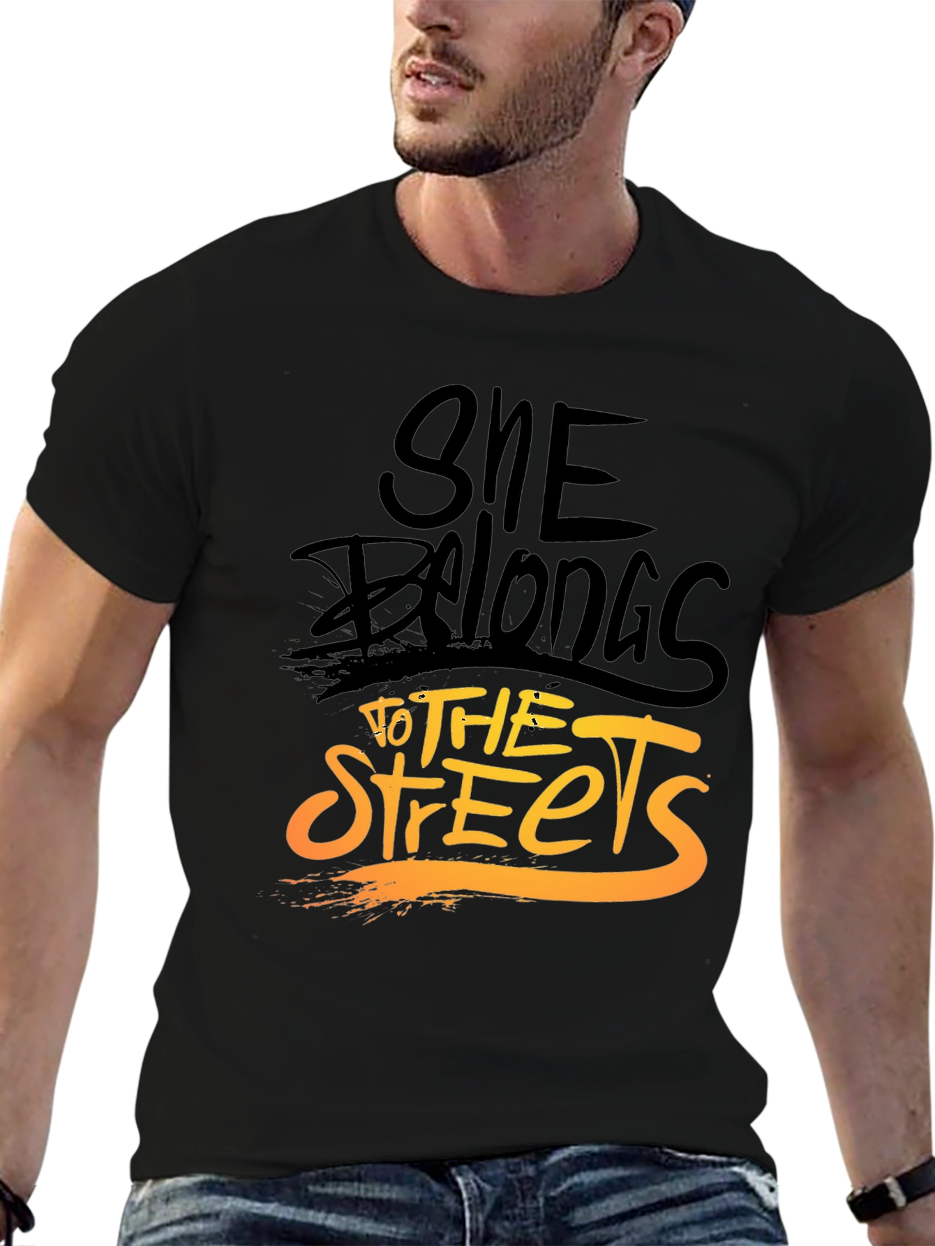 She Belongs to the Streets Graphic Tee