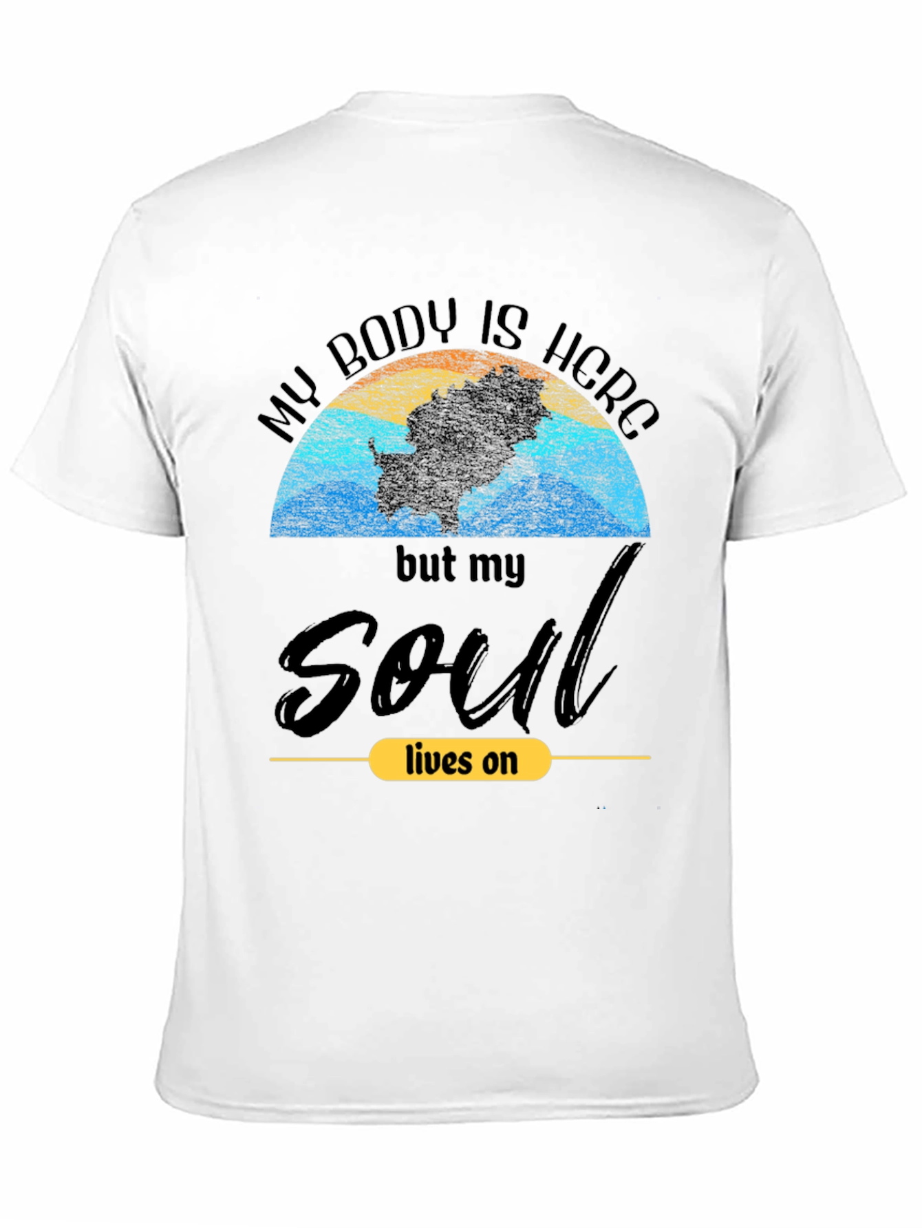 Soul Lives On Graphic Tee - Trendy Unisex T-Shirt