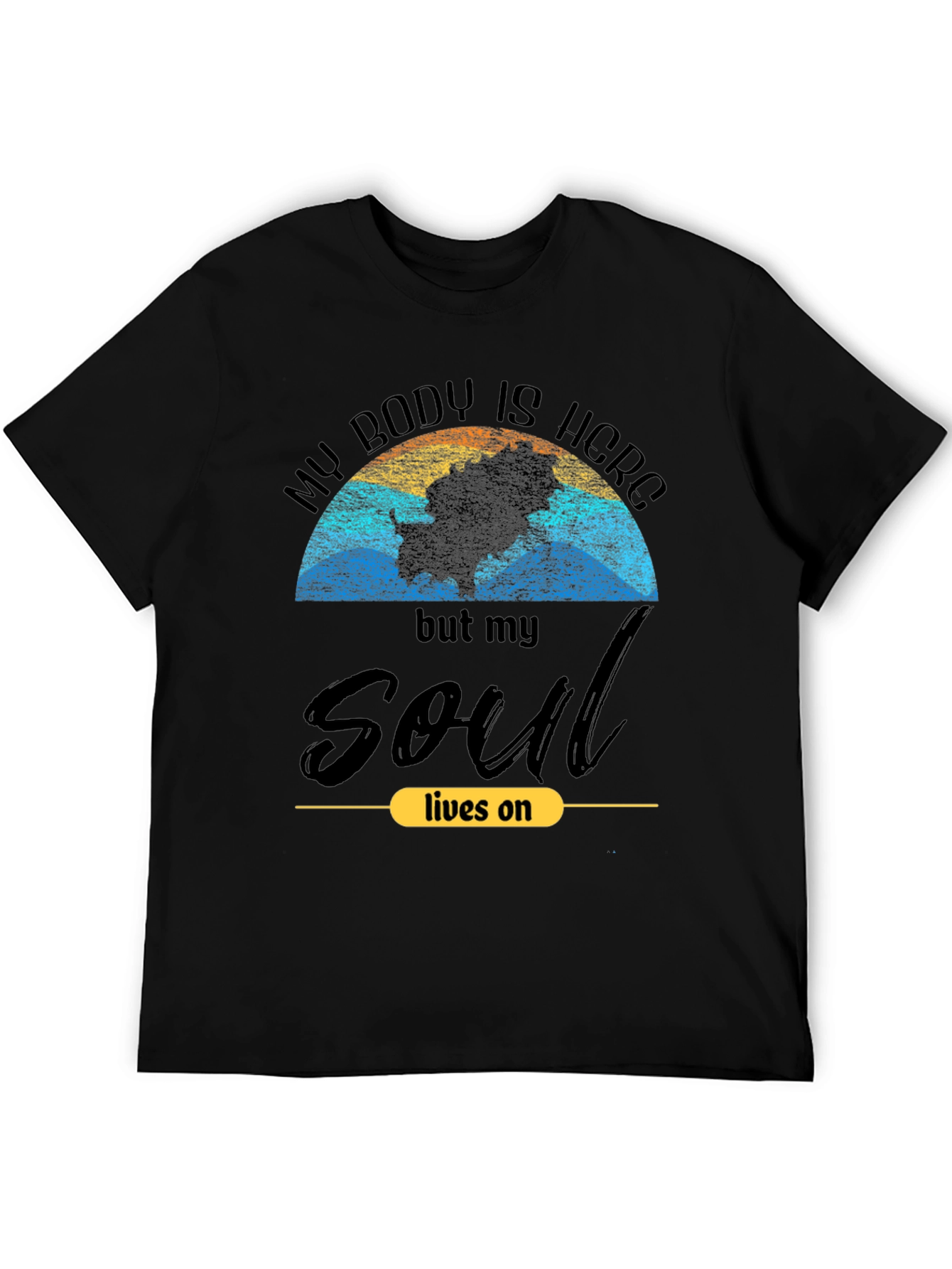 Soul Lives On Graphic Tee - Trendy Unisex T-Shirt