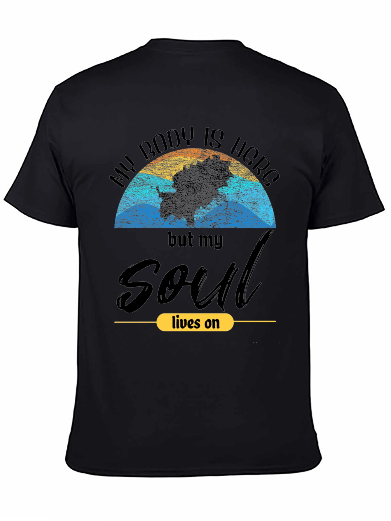 Soul Lives On Graphic Tee - Trendy Unisex T-Shirt
