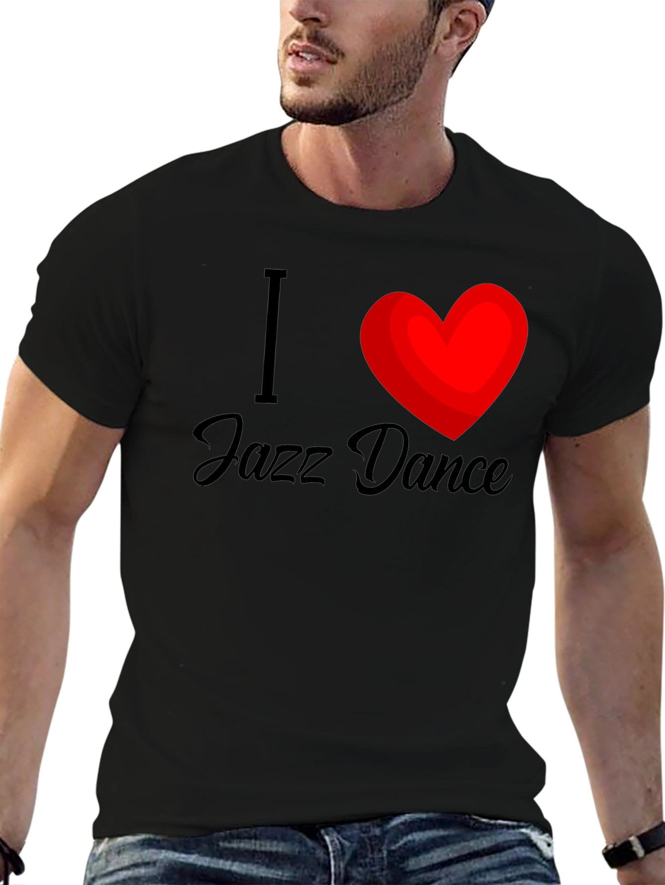 I Love Jazz Dance T-Shirt - Soft Cotton Tee
