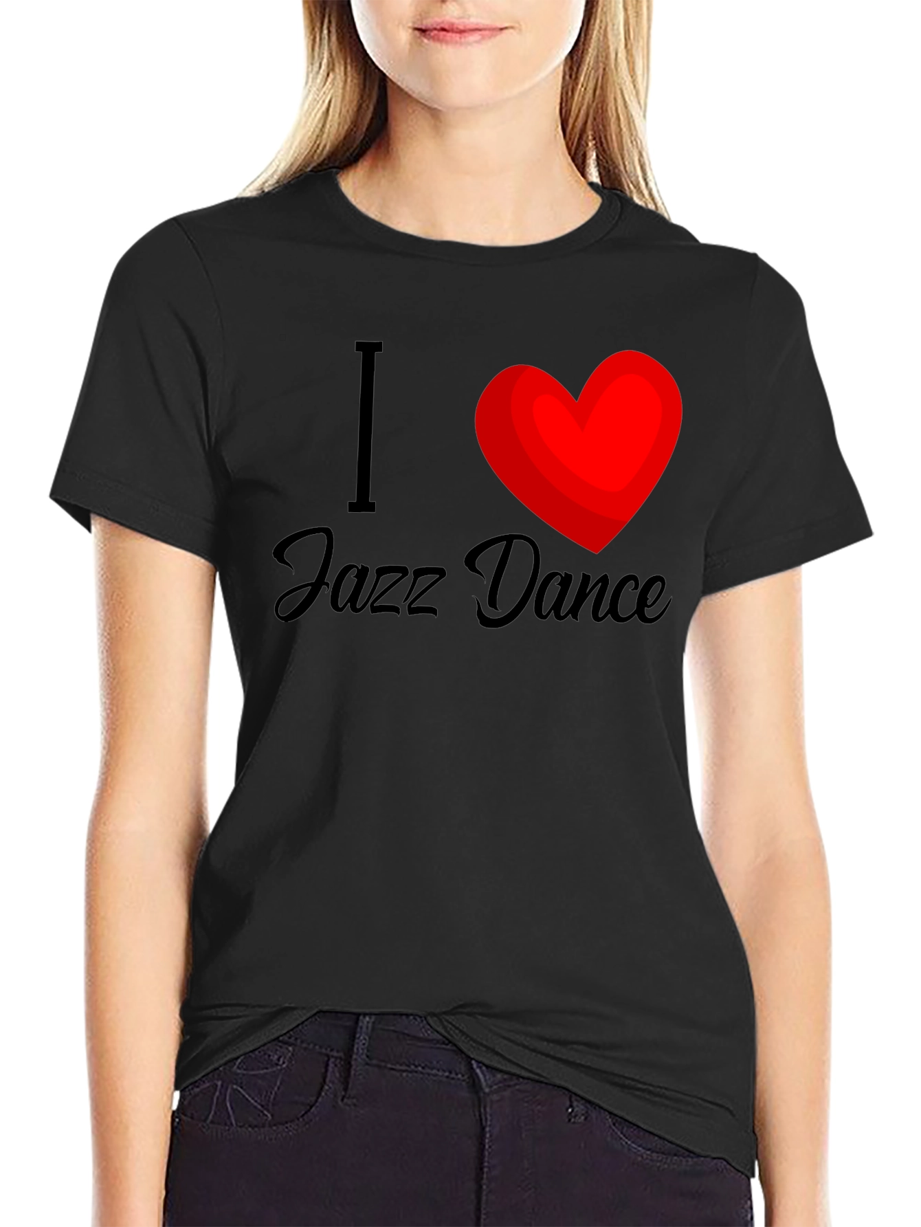 I Love Jazz Dance T-Shirt - Soft Cotton Tee