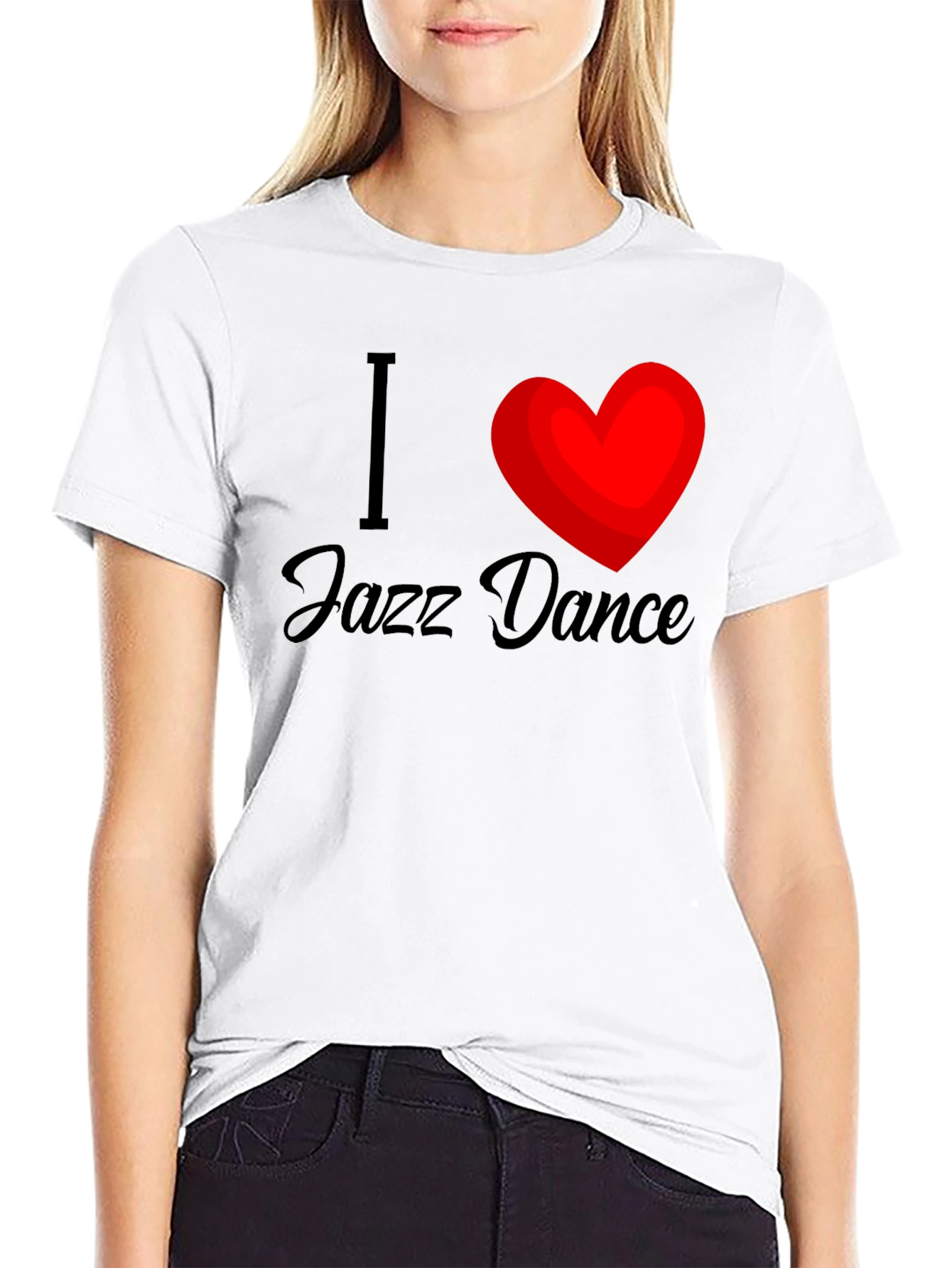 I Love Jazz Dance T-Shirt - Soft Cotton Tee