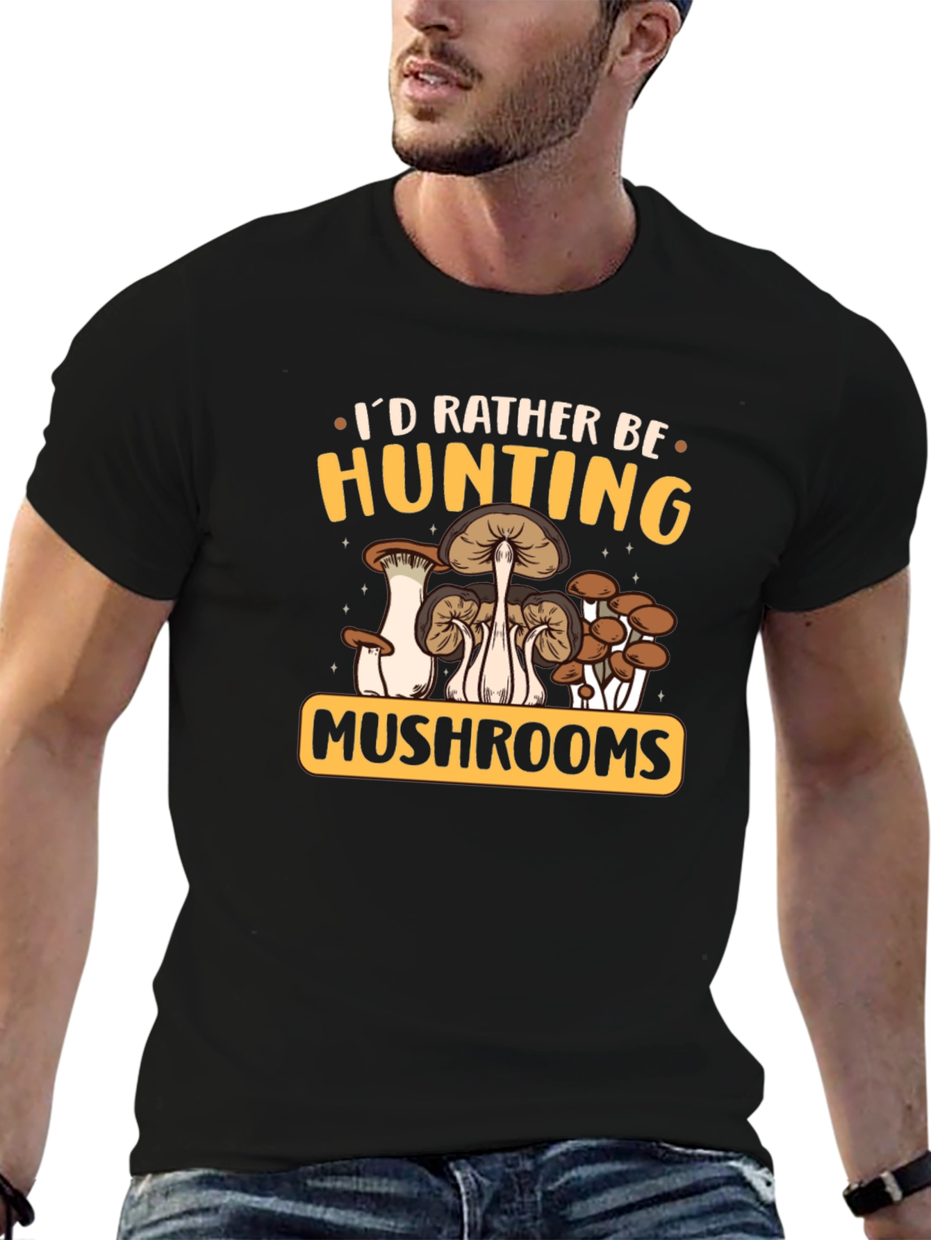 Mushroom Hunting Graphic Tee