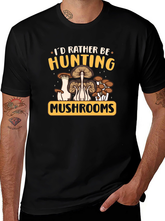 Mushroom Hunting Graphic Tee
