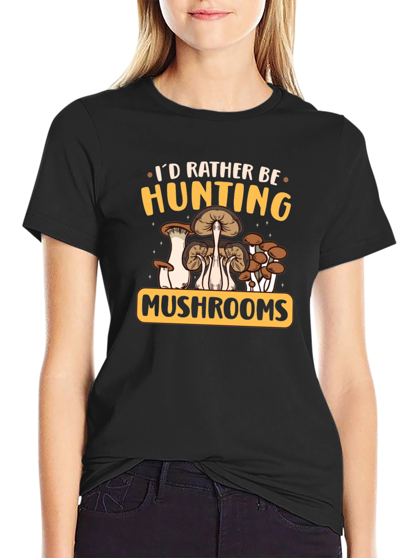 Mushroom Hunting Graphic Tee