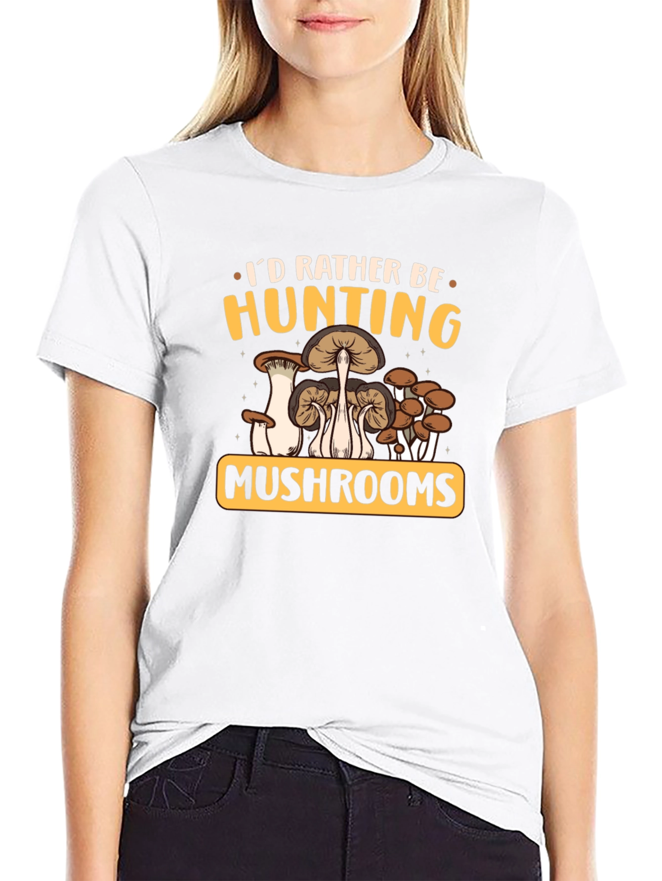 Mushroom Hunting Graphic Tee