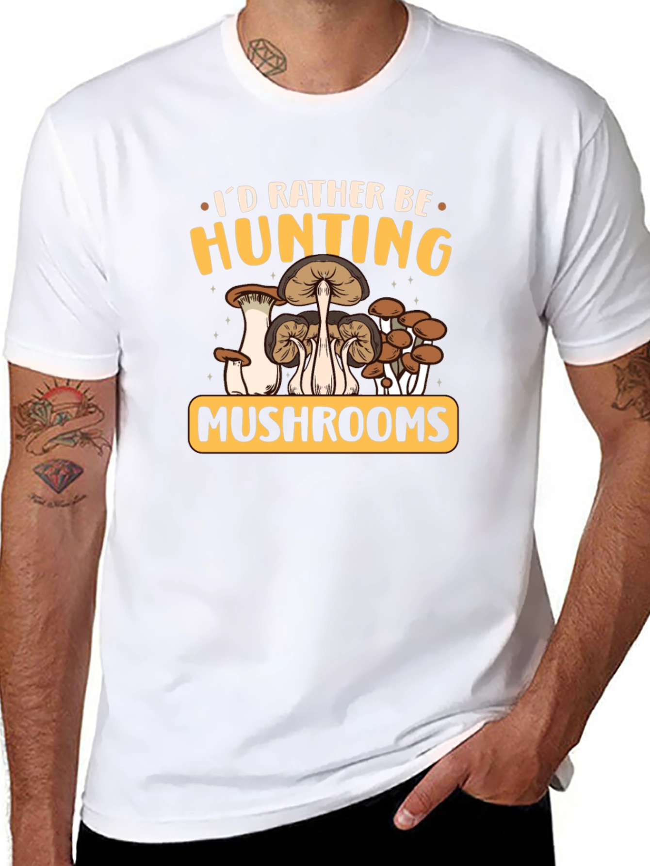 Mushroom Hunting Graphic Tee