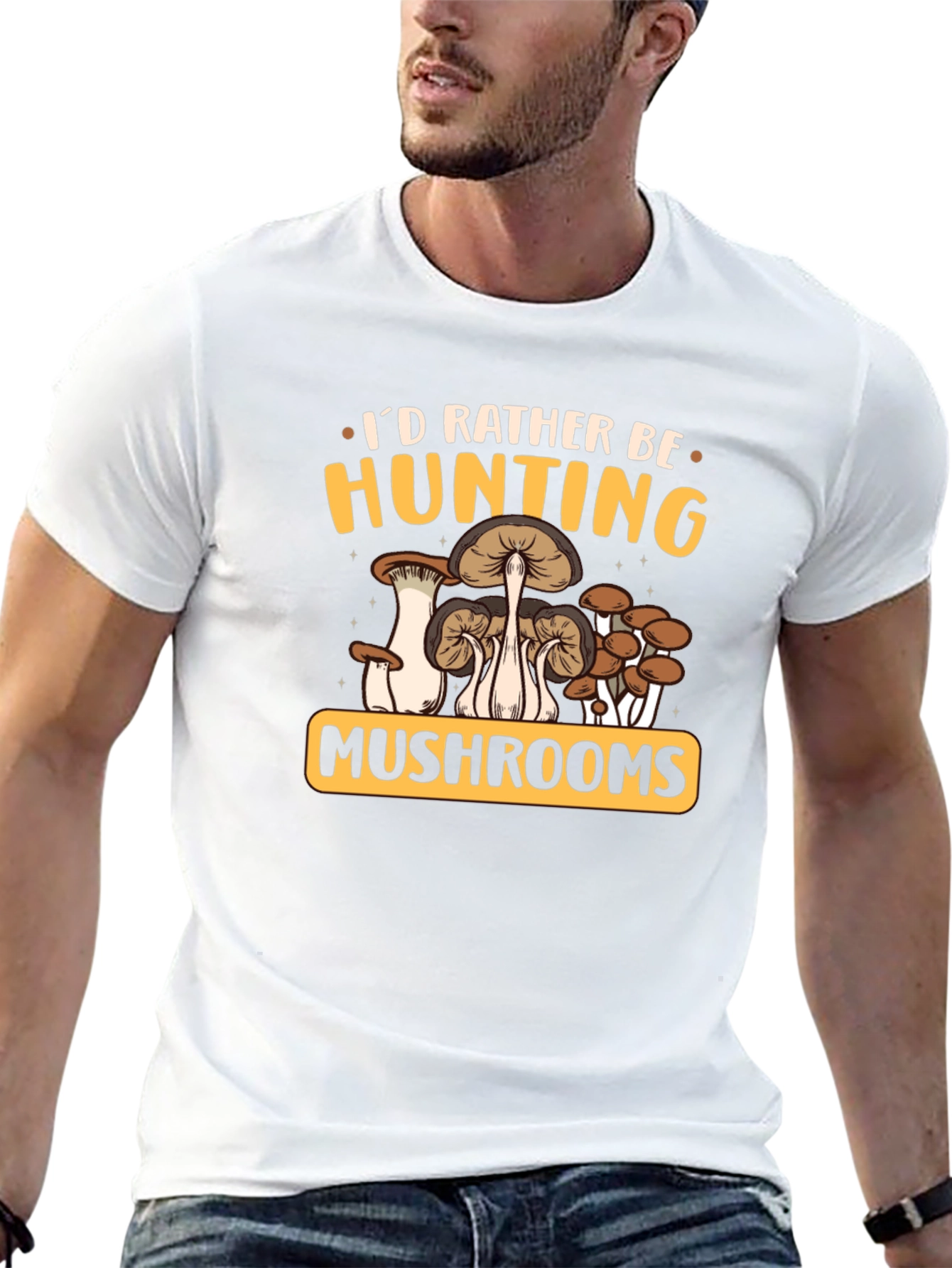 Mushroom Hunting Graphic Tee