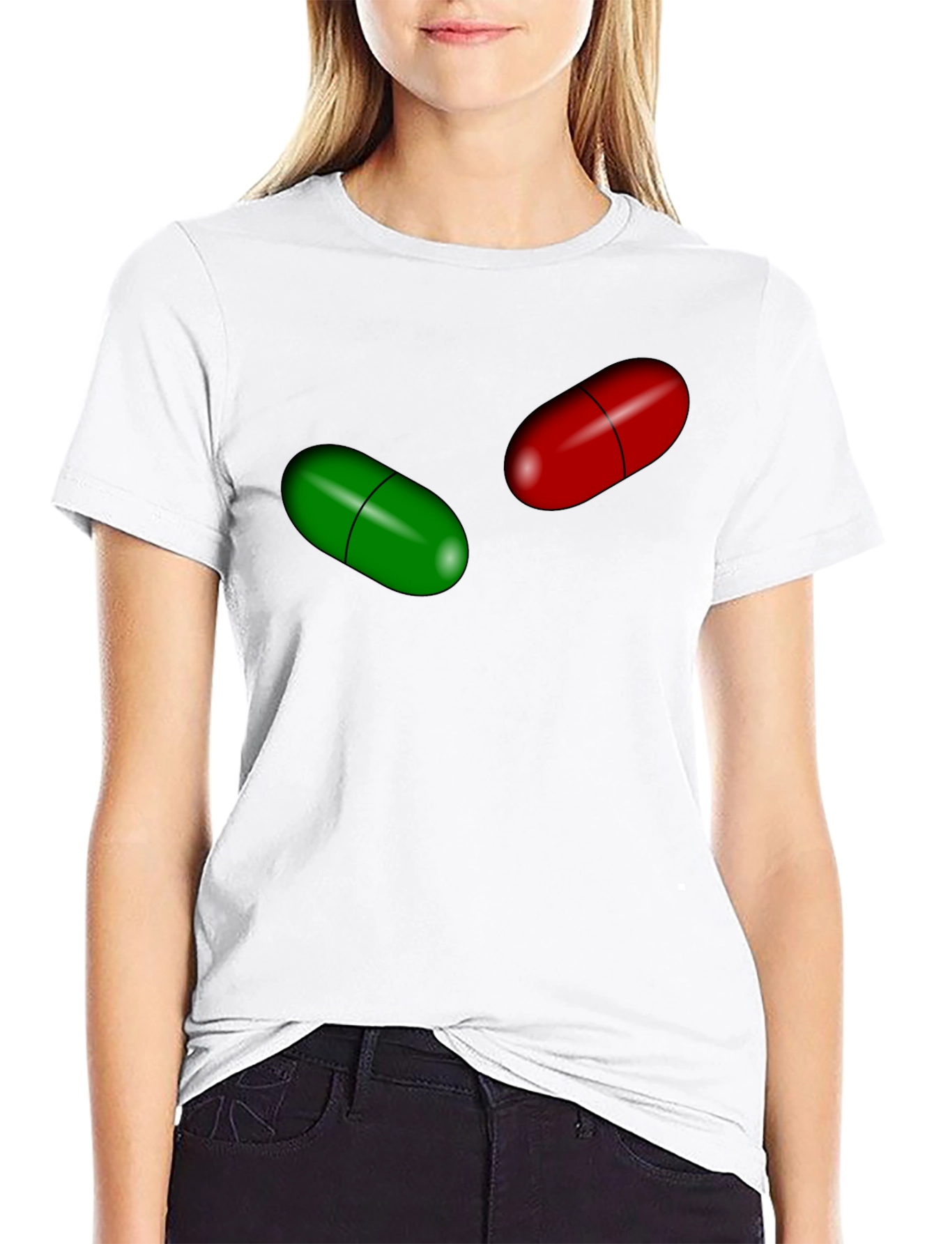 Pill Choice Graphic Tee - The Matrix Inspired