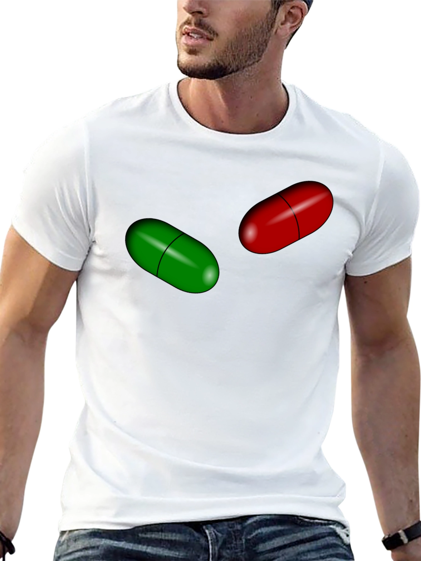 Pill Choice Graphic Tee - The Matrix Inspired
