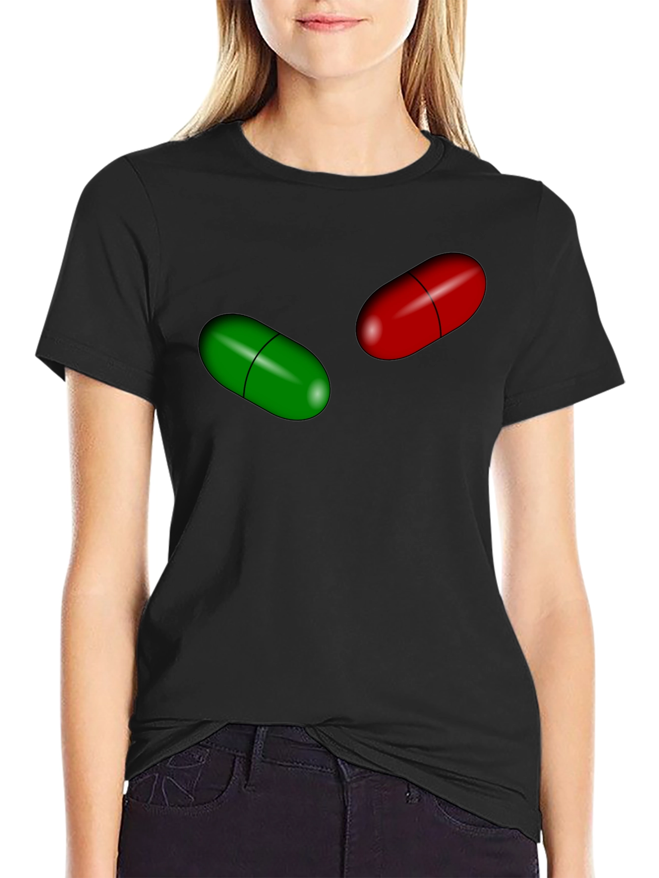Pill Choice Graphic Tee - The Matrix Inspired