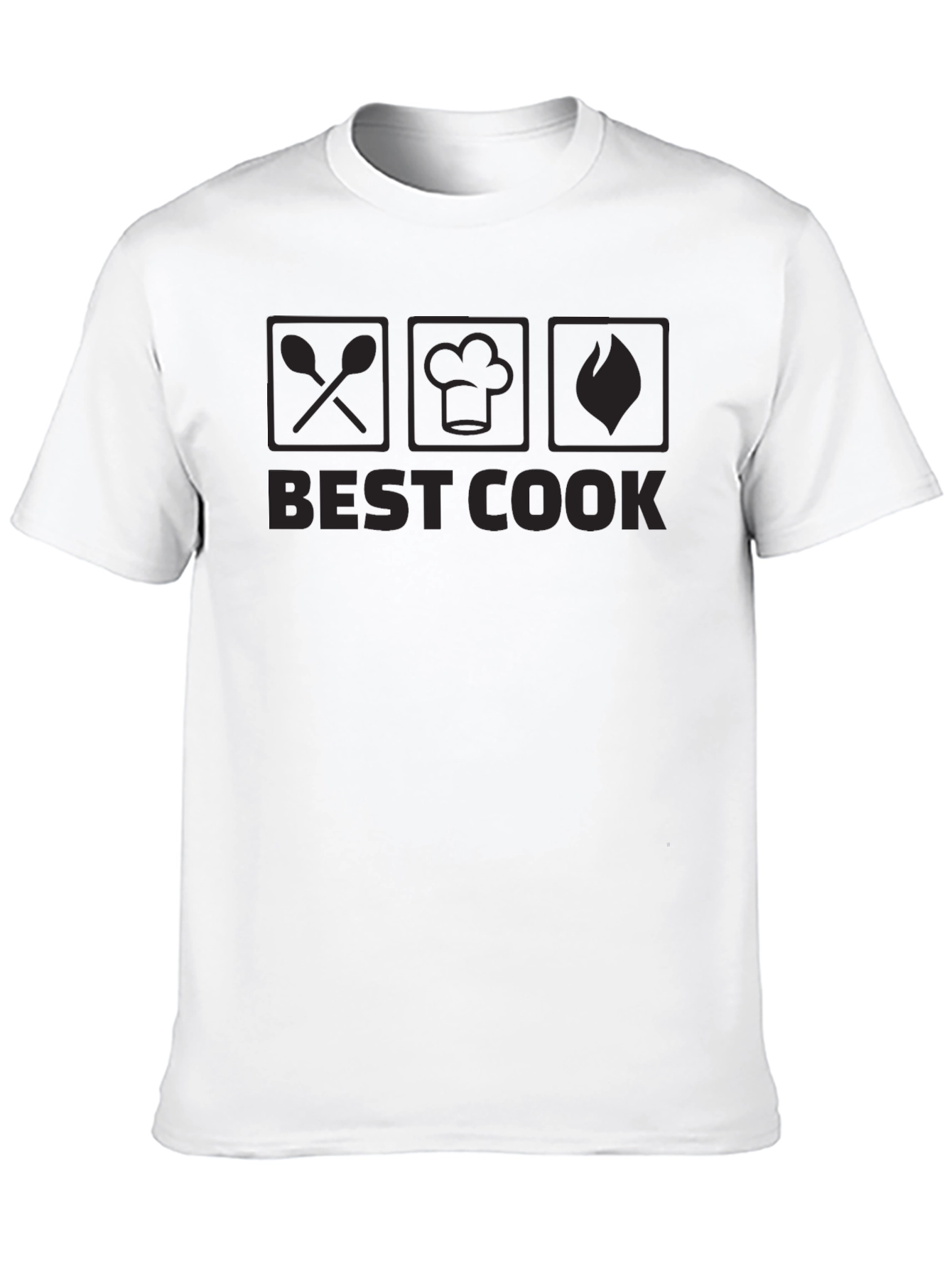 Best Cook Graphic T-Shirt Black Cotton Tee