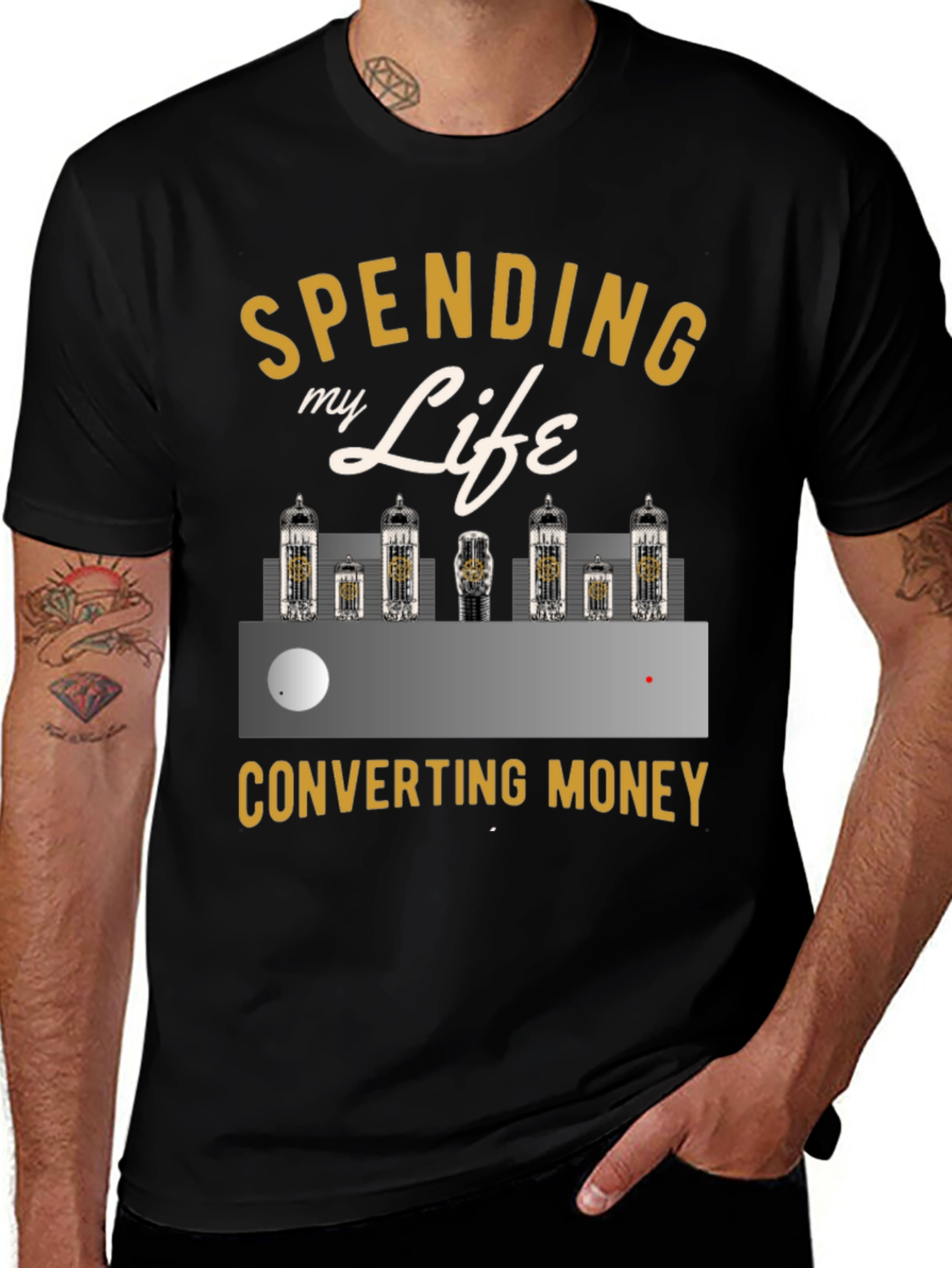 Spending Life Converting Money T-Shirt