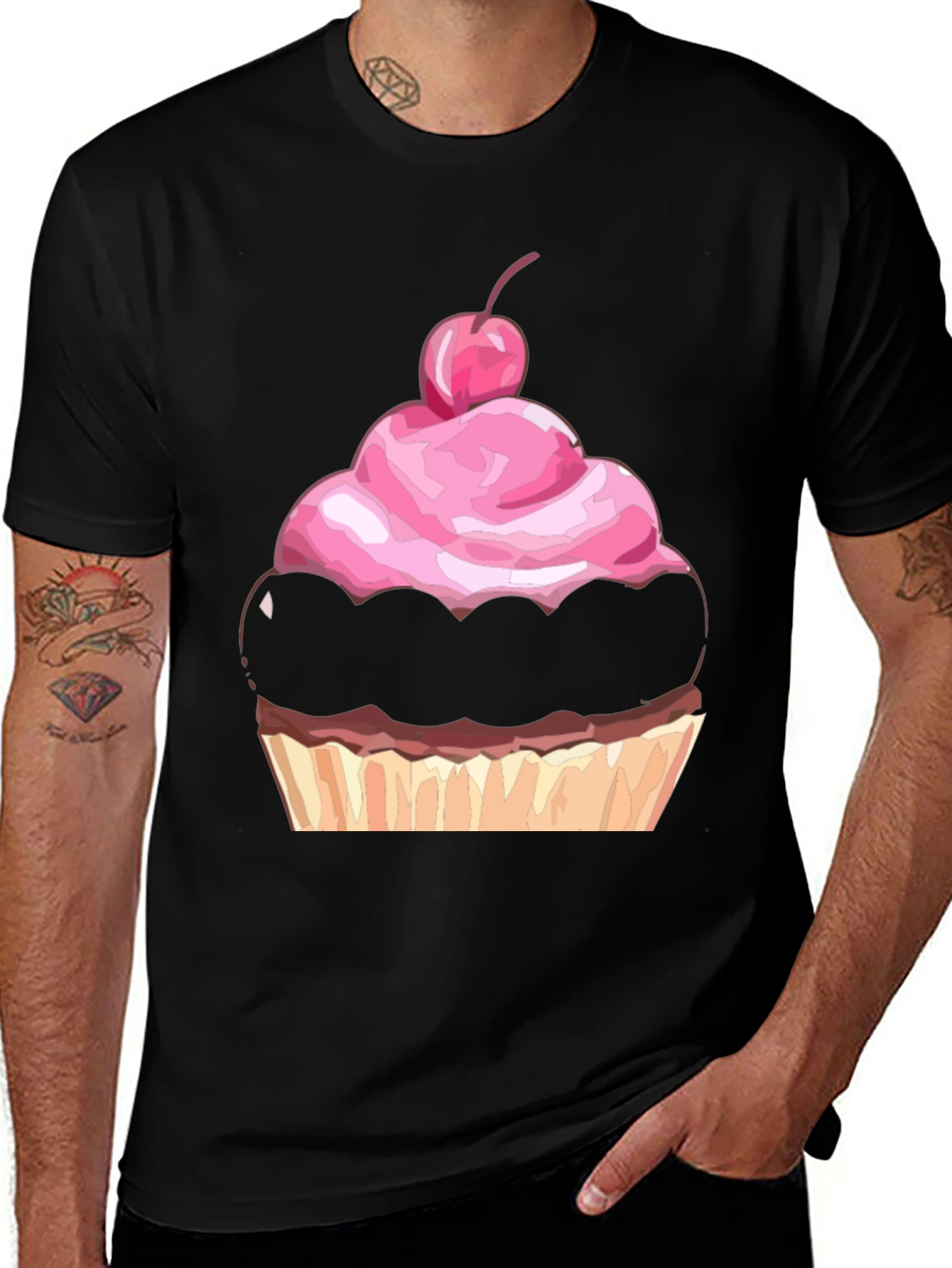 Cupcake T-Shirt Funny Dessert Tee