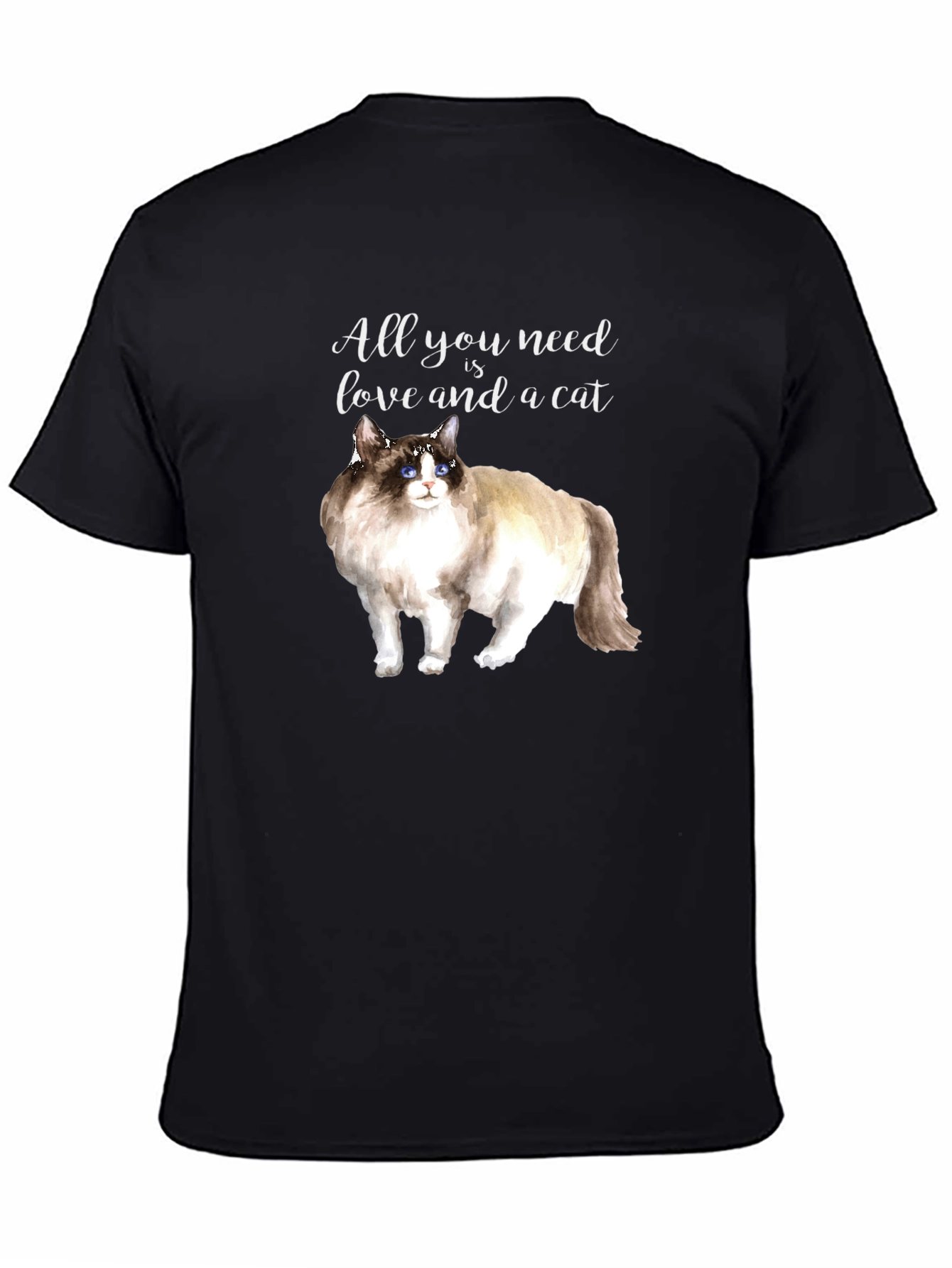 All You Need is Love and a Cat T-Shirt