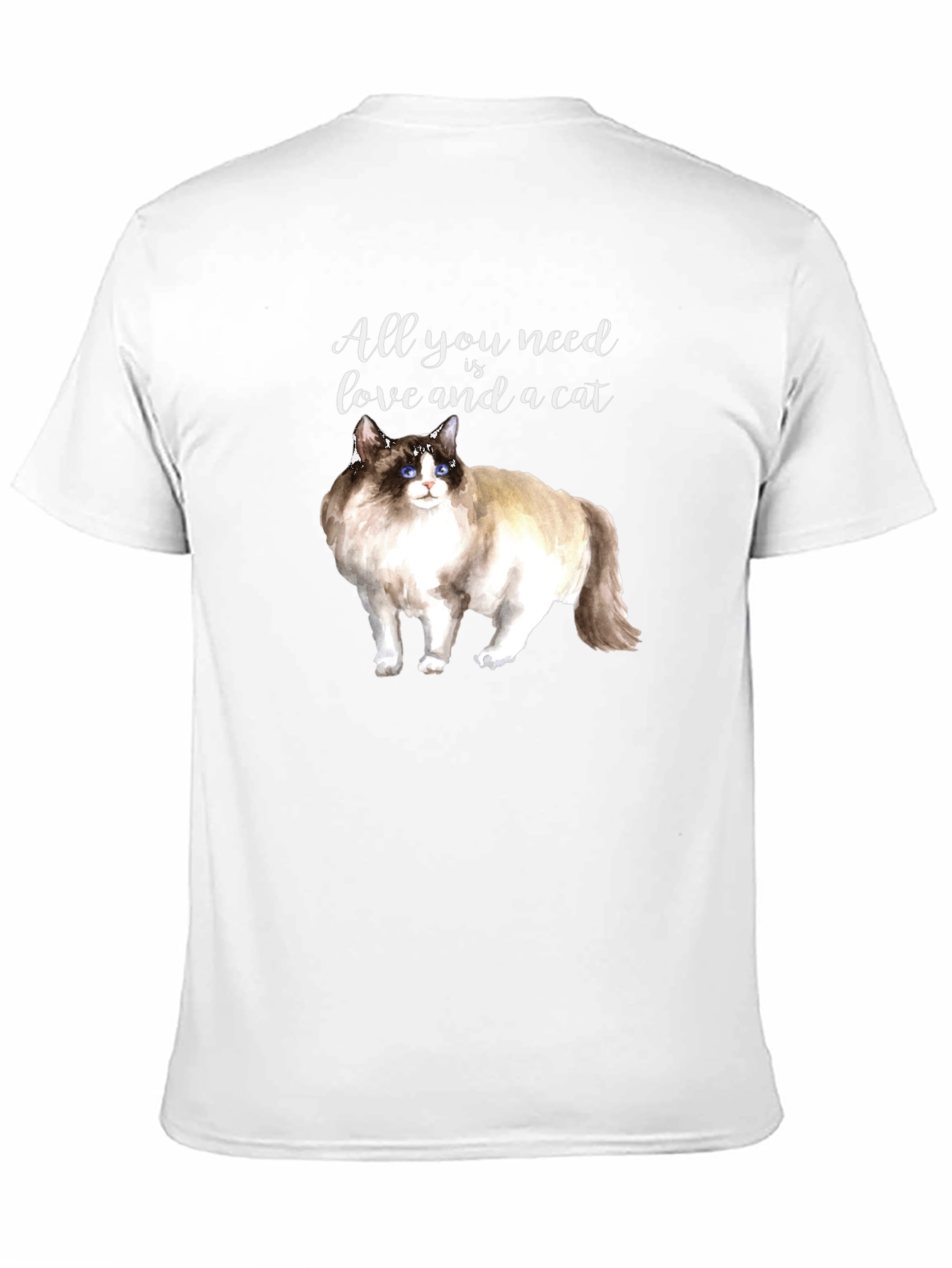 All You Need is Love and a Cat T-Shirt