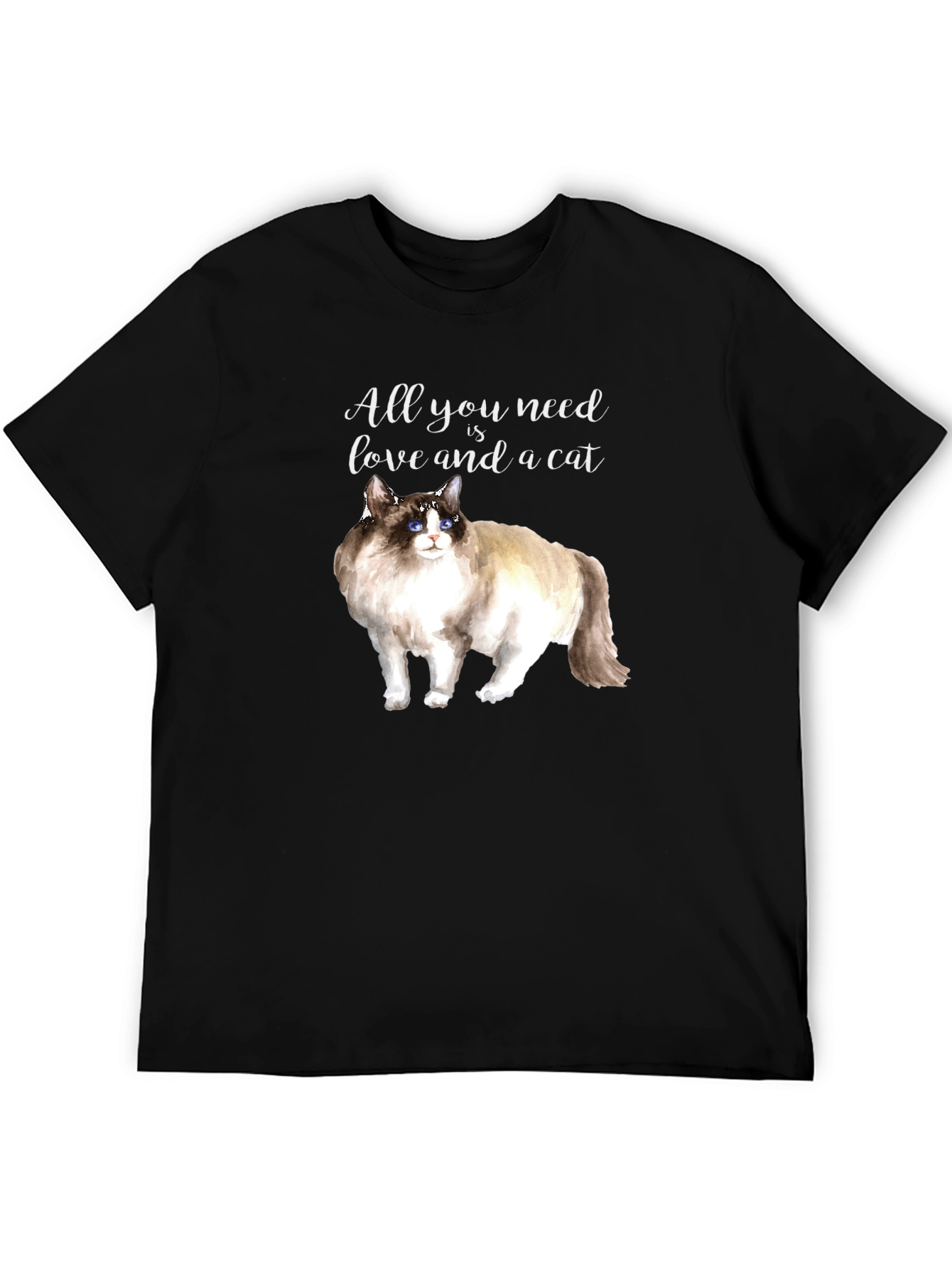 All You Need is Love and a Cat T-Shirt