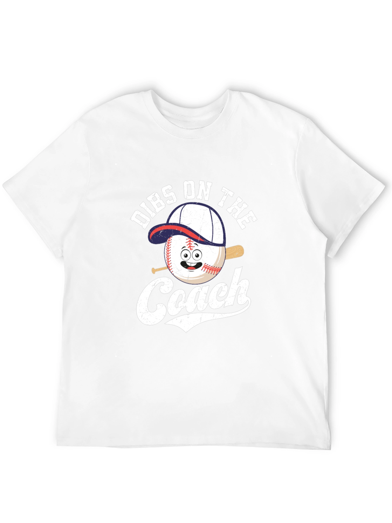 Dibs On The Coach Baseball T-Shirt
