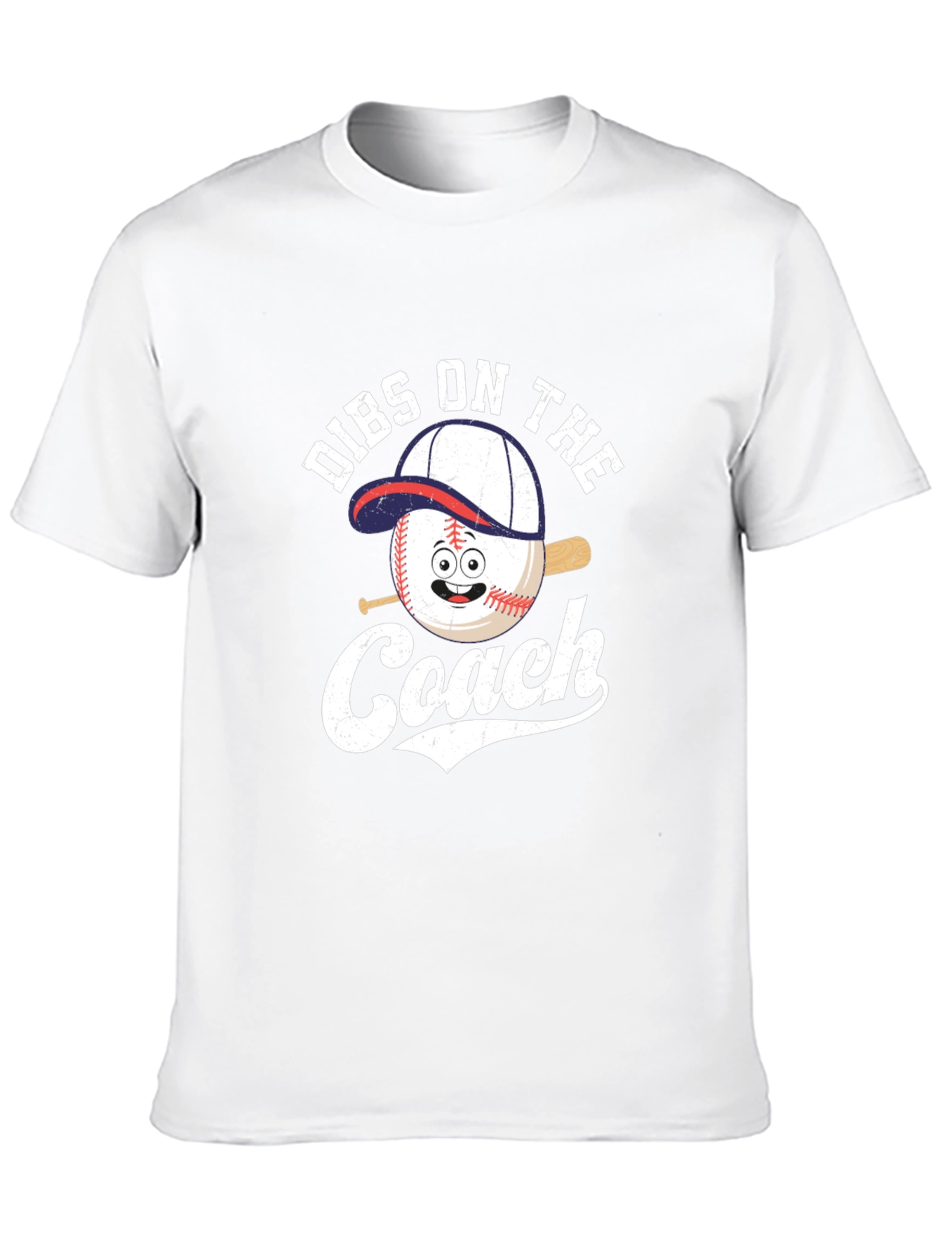 Dibs On The Coach Baseball T-Shirt