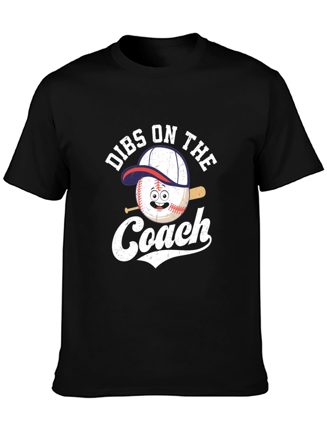 Dibs On The Coach Baseball T-Shirt