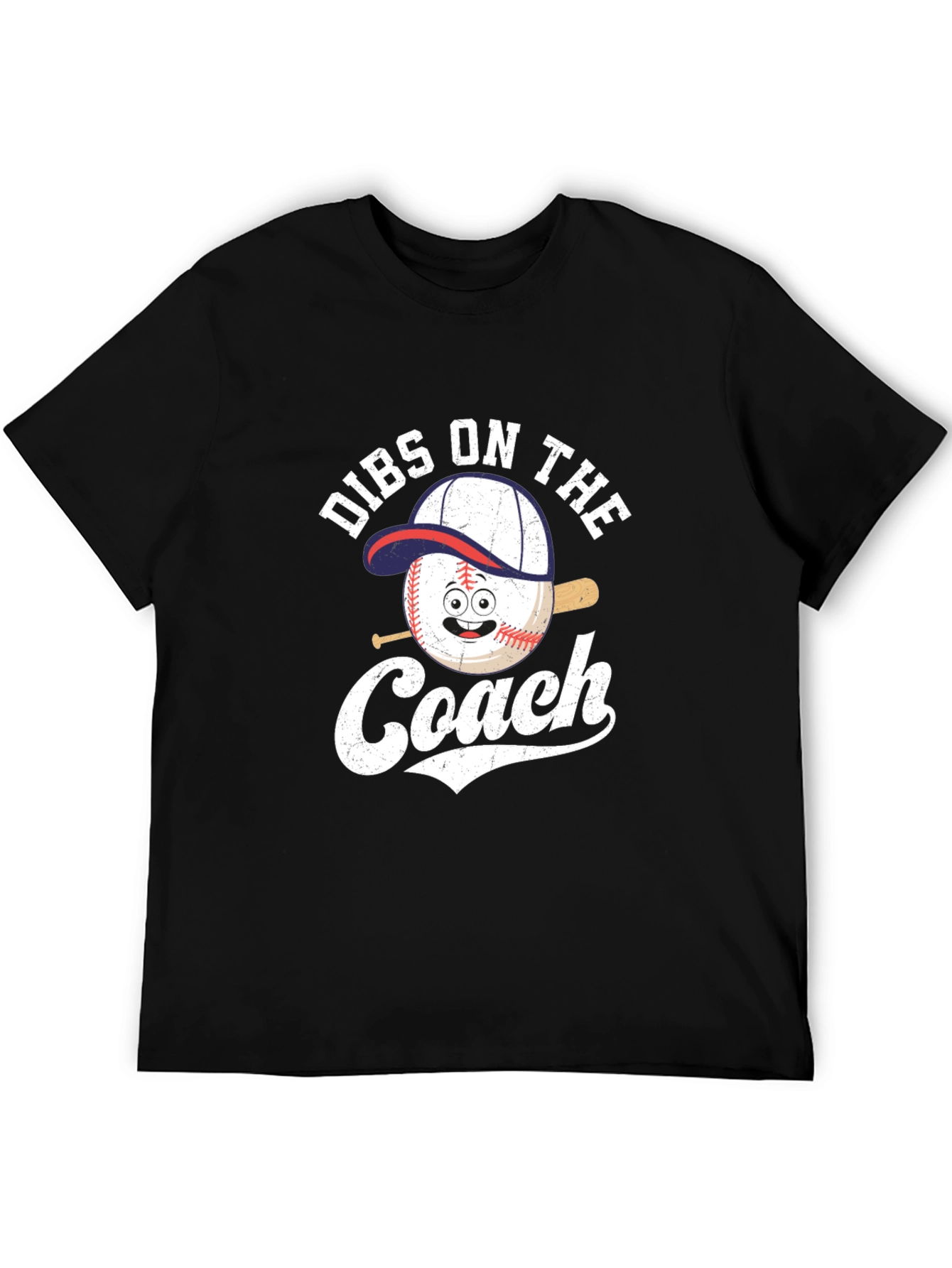Dibs On The Coach Baseball T-Shirt