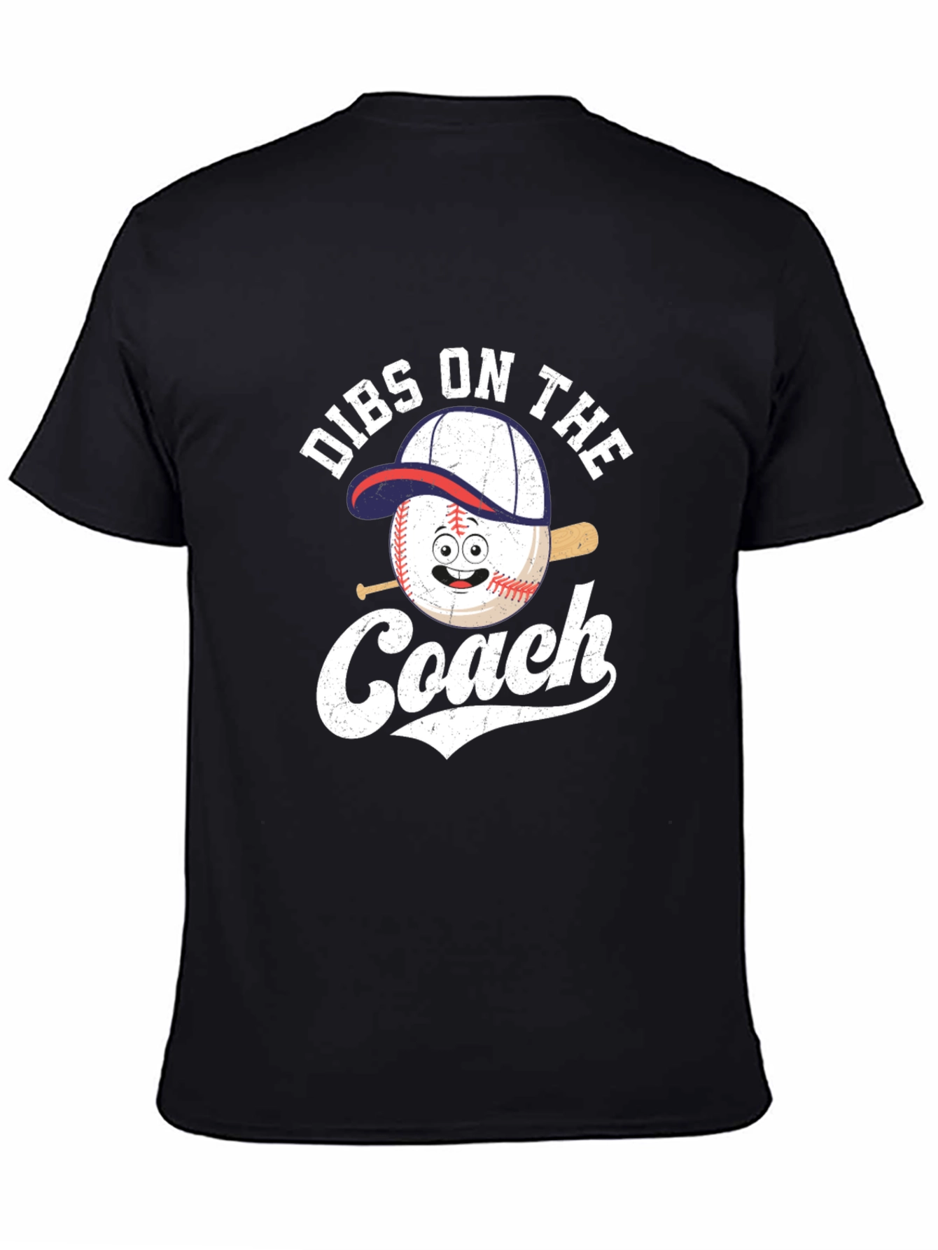 Dibs On The Coach Baseball T-Shirt