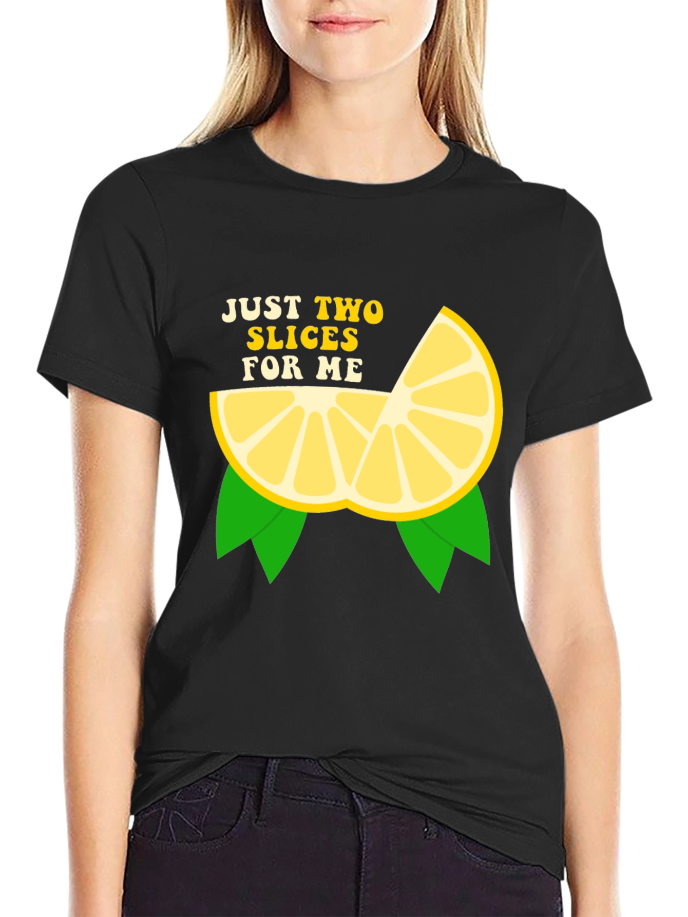 Just Two Slices T-Shirt -  Lemon Graphic Tee