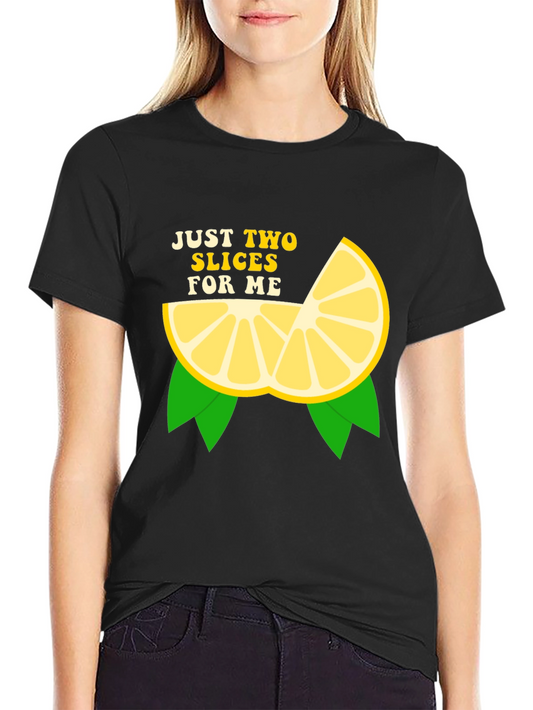 Just Two Slices T-Shirt -  Lemon Graphic Tee