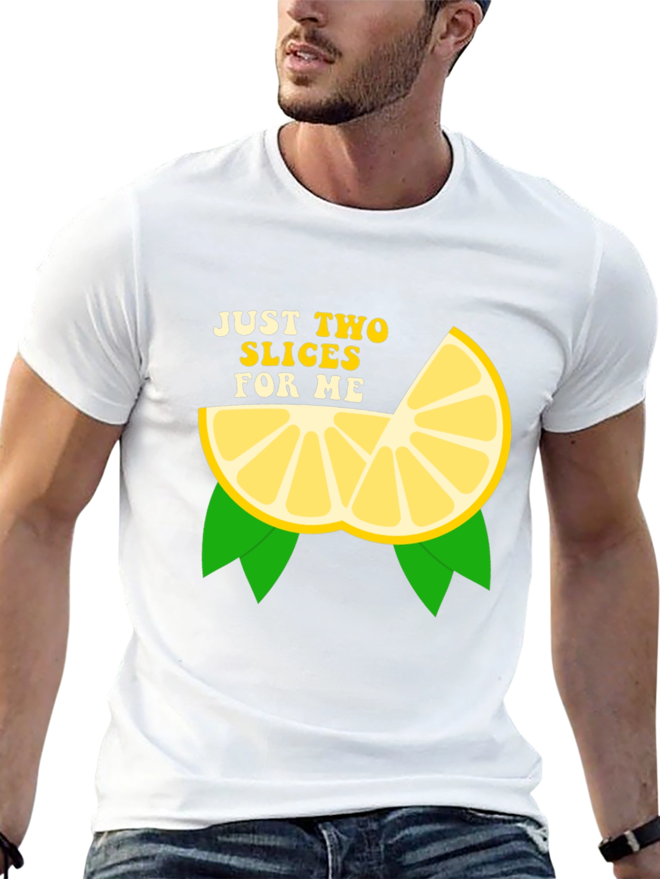 Just Two Slices T-Shirt -  Lemon Graphic Tee