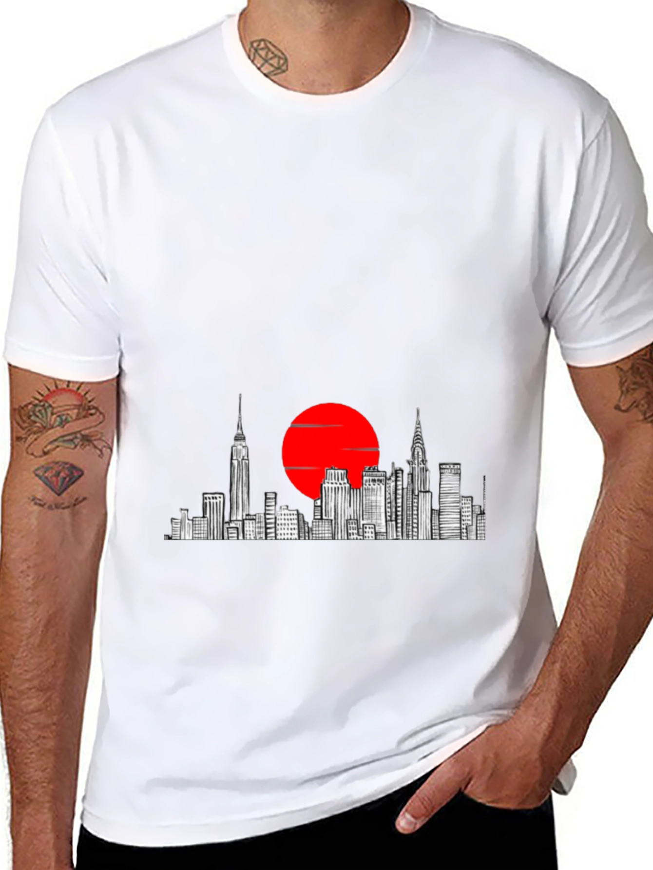 Cityscape Graphic Tee - Cool Urban Style