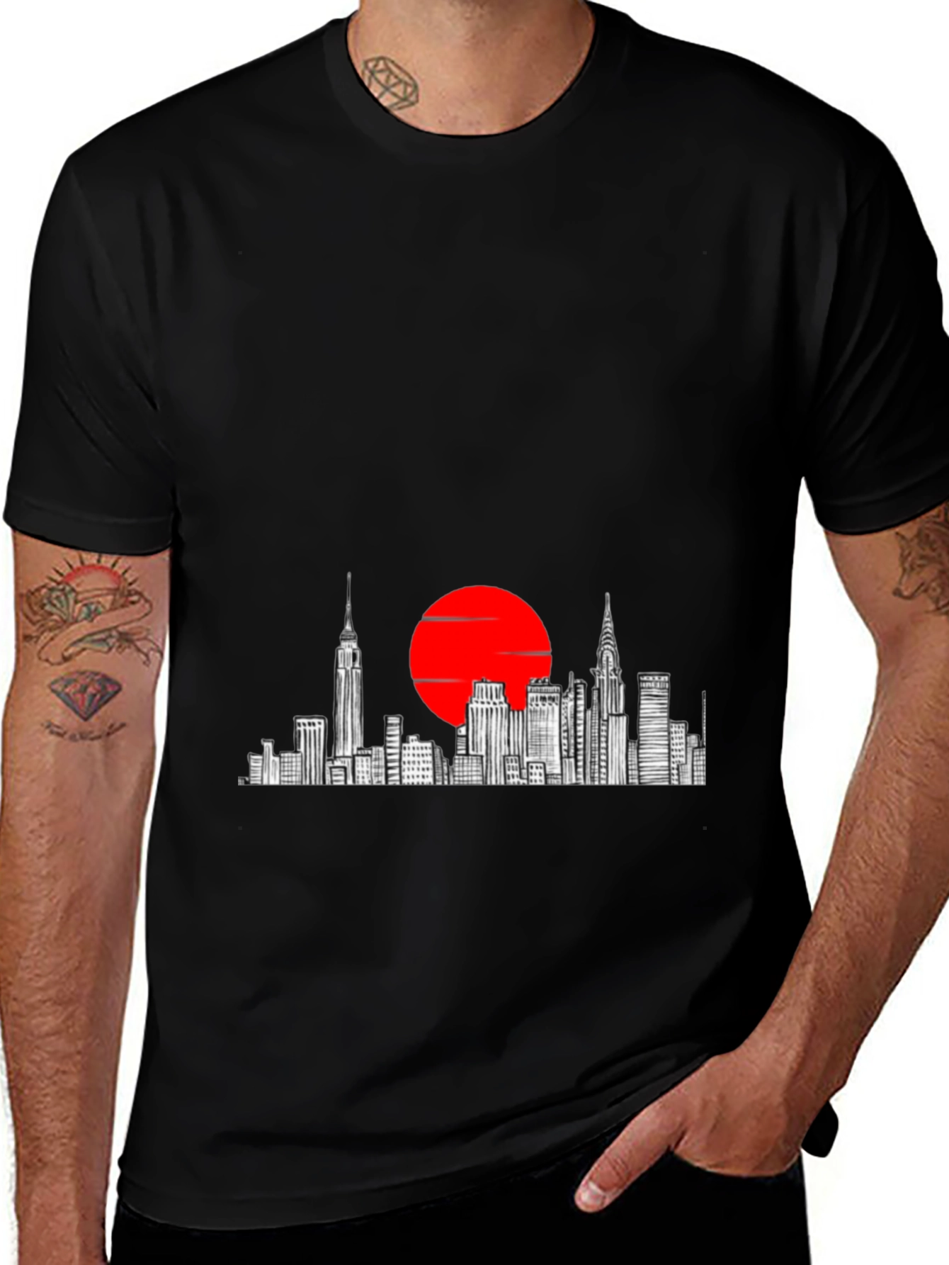 Cityscape Graphic Tee - Cool Urban Style