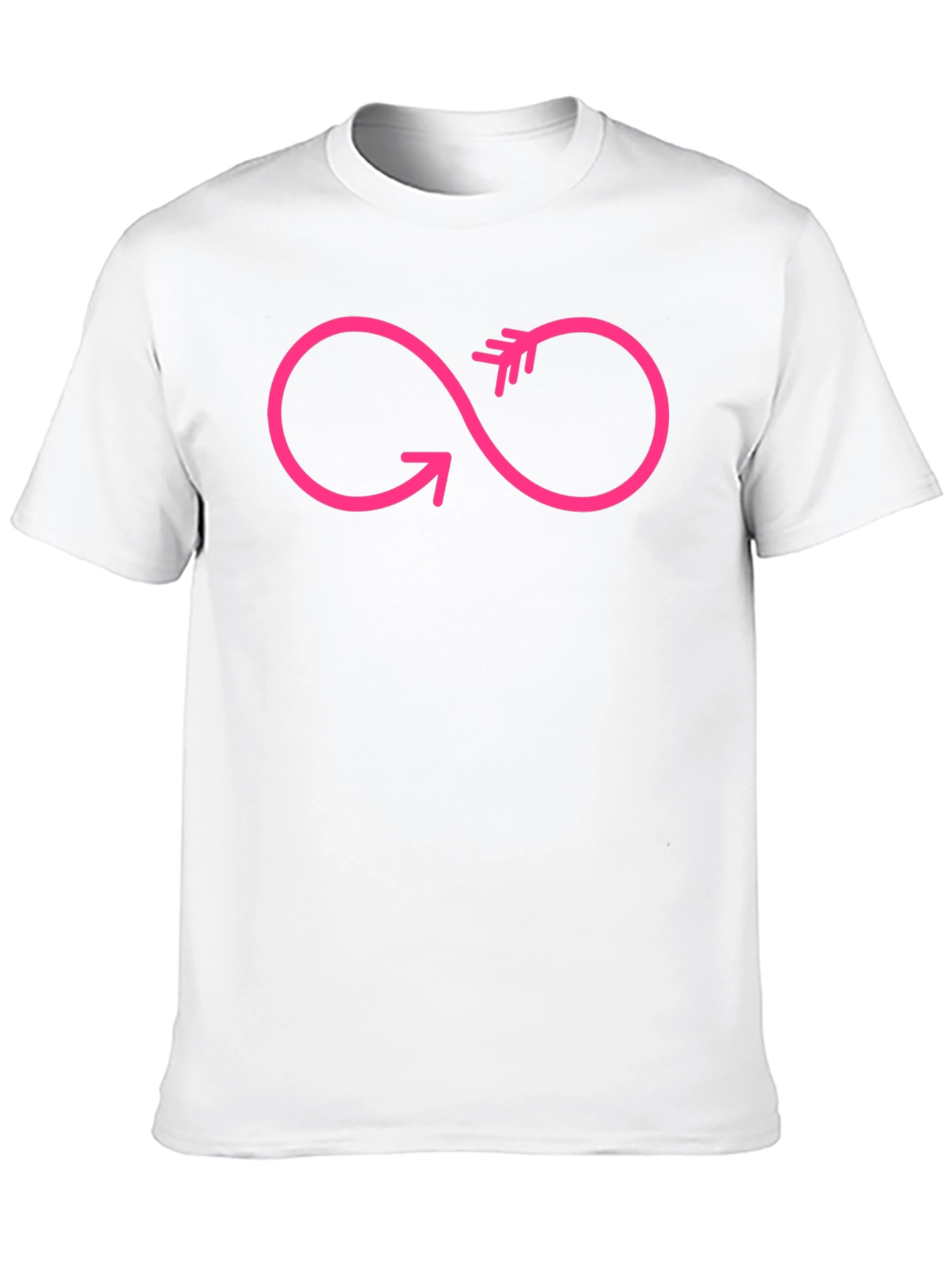 Infinity Arrow Graphic Tee - Black