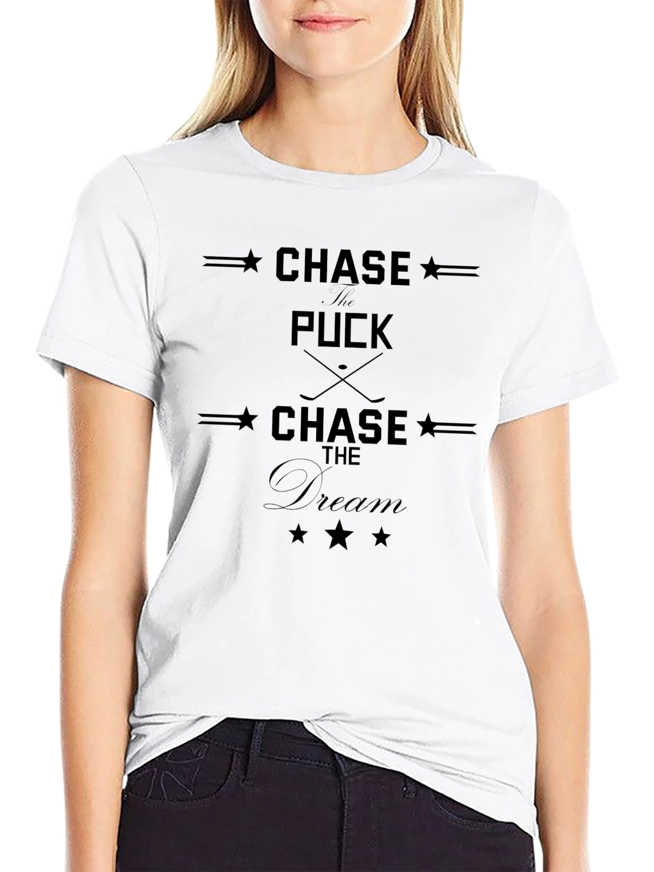 Chase The Puck Dream T-Shirt - Hockey Fan Apparel