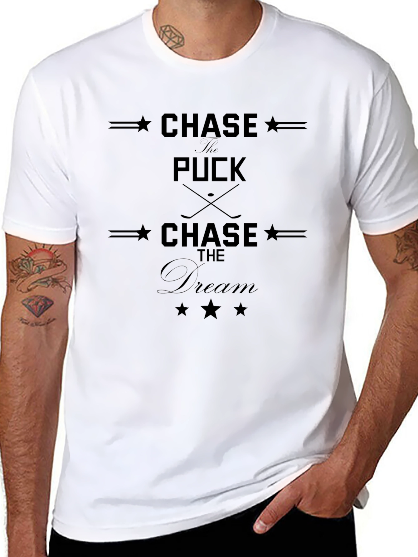 Chase The Puck Dream T-Shirt - Hockey Fan Apparel
